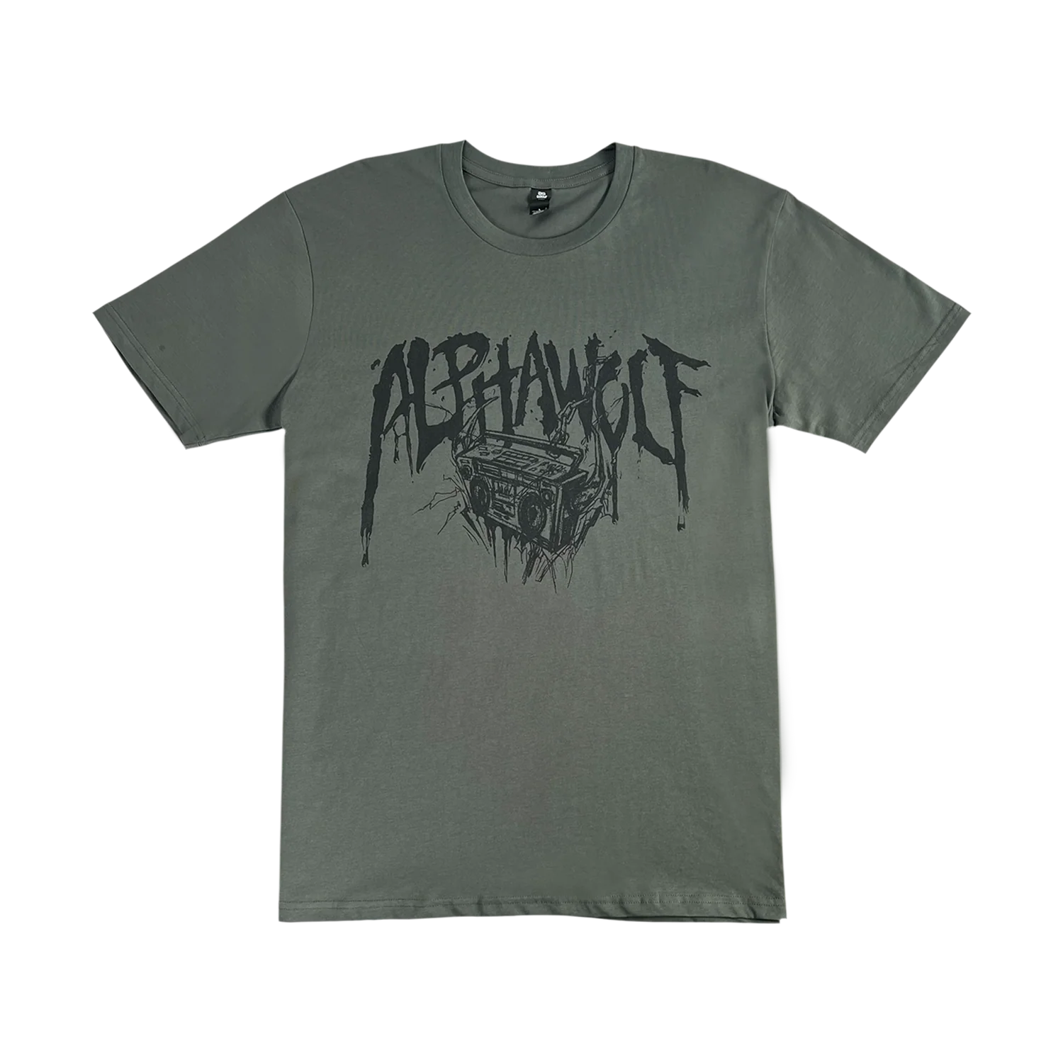 Alpha Wolf - Grey Metal Tour Dates T-Shirt