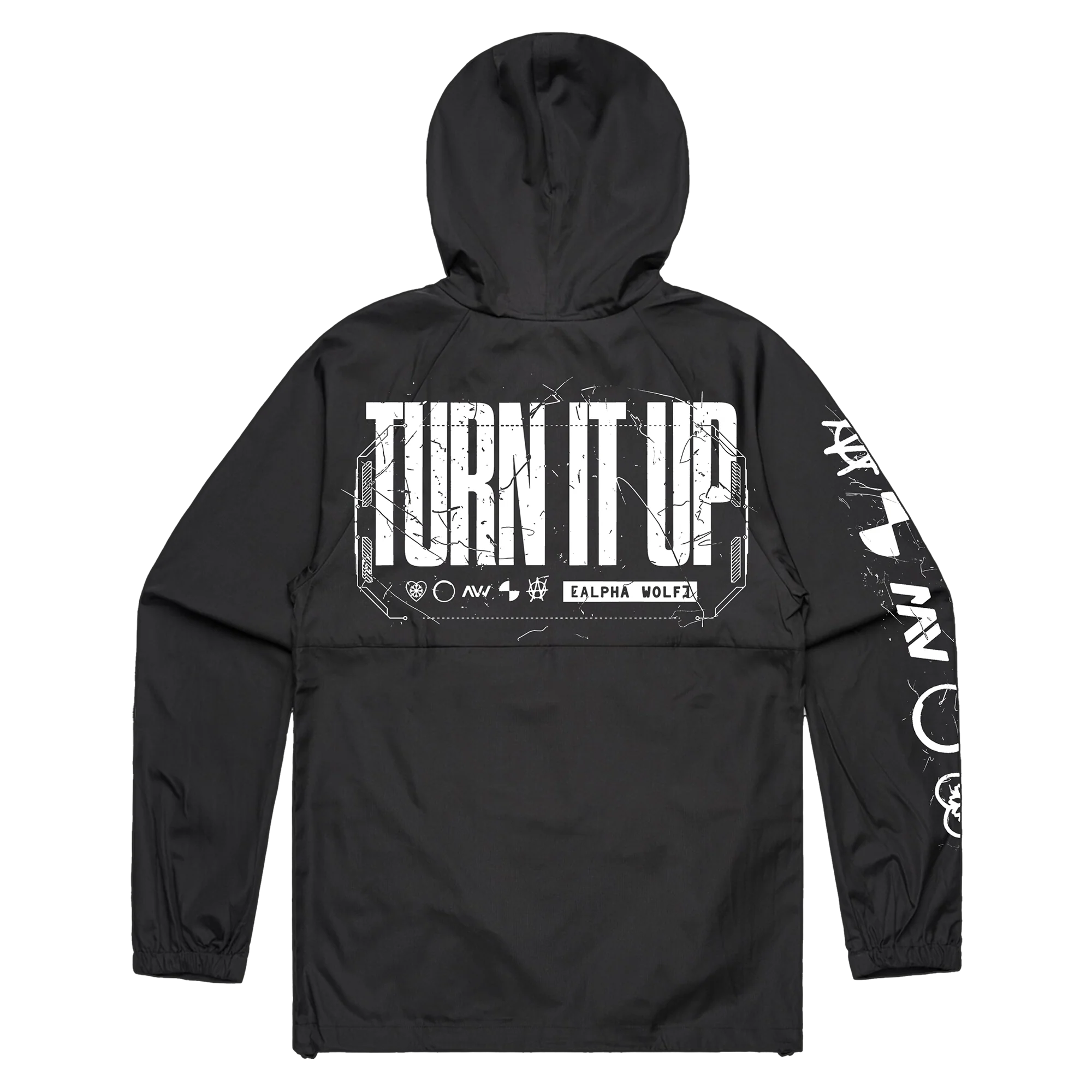 Alpha Wolf - Turn It Up Windbreaker - Image 3