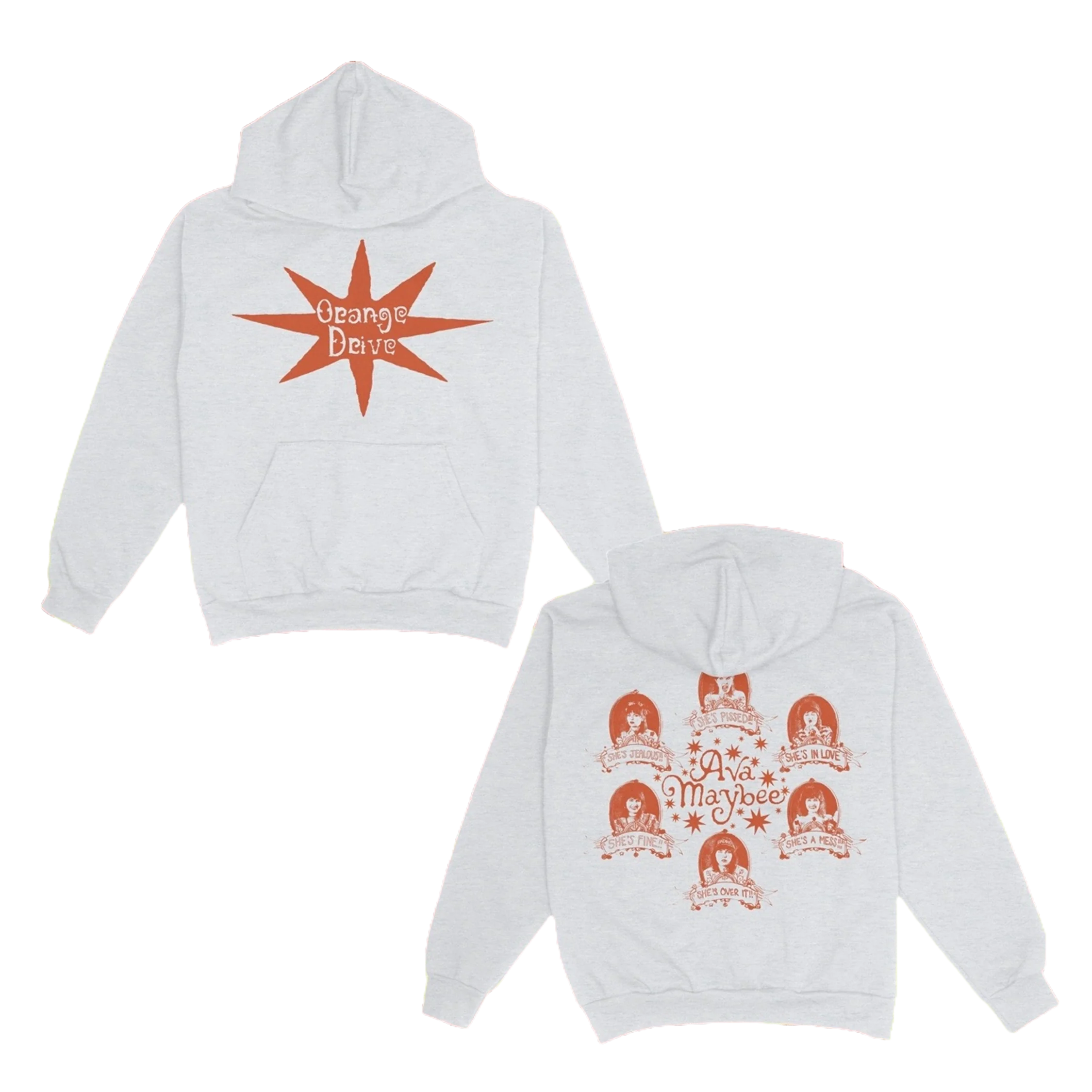 Ava Maybee - Orange Drive Hoodie - Image 3