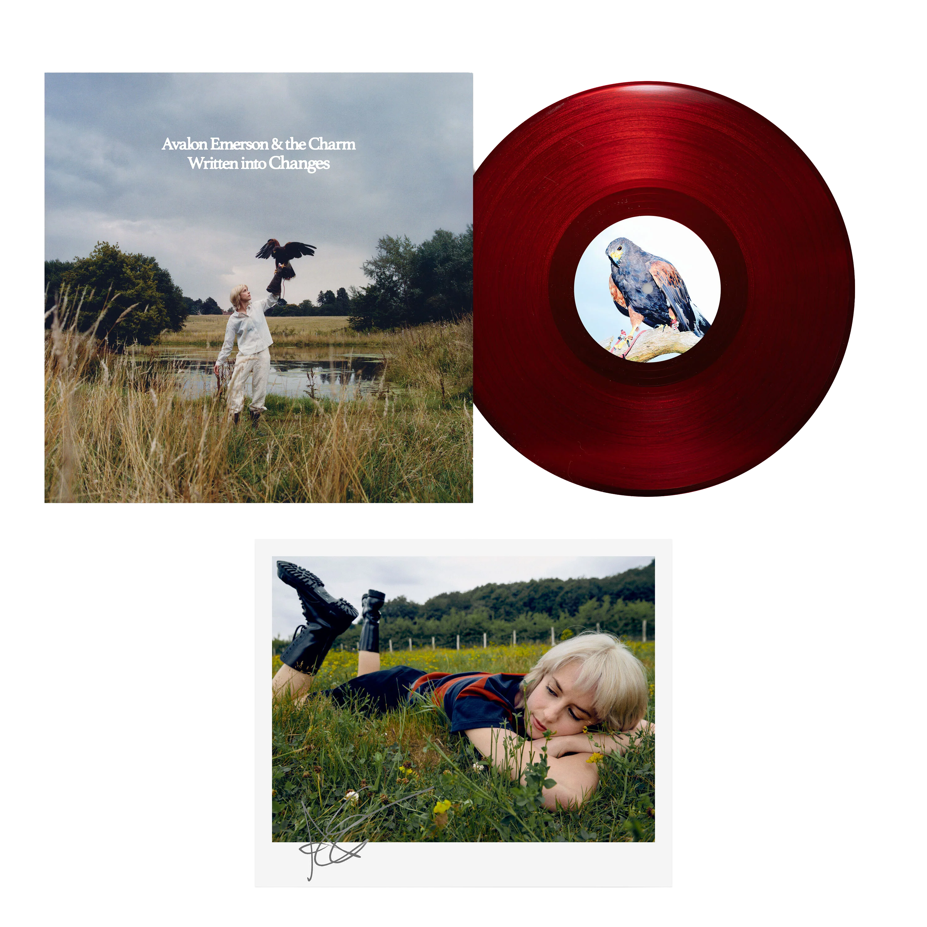 Avalon Emerson & the Charm - Written into Changes LP - Transparent Red Vinyl - Image 2