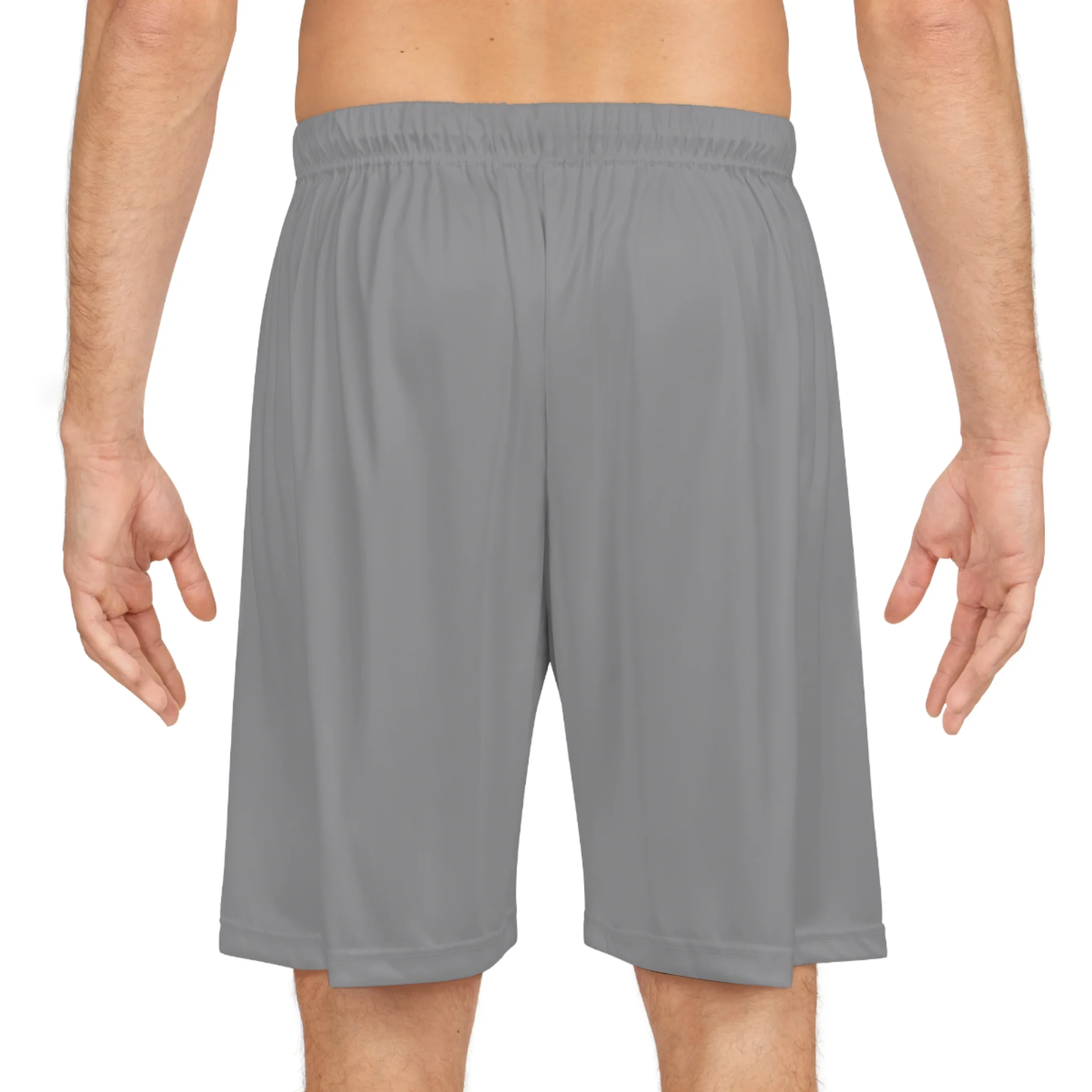 BeardPrincess - HIU Athletics Basketball Shorts - Gray - Image 4
