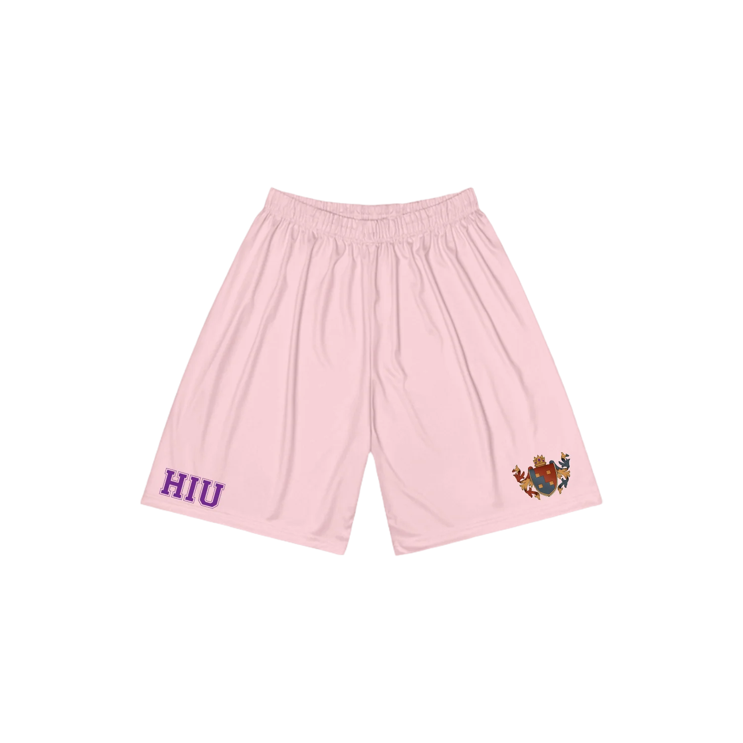 BeardPrincess - HIU Athletics Basketball Shorts - Pink