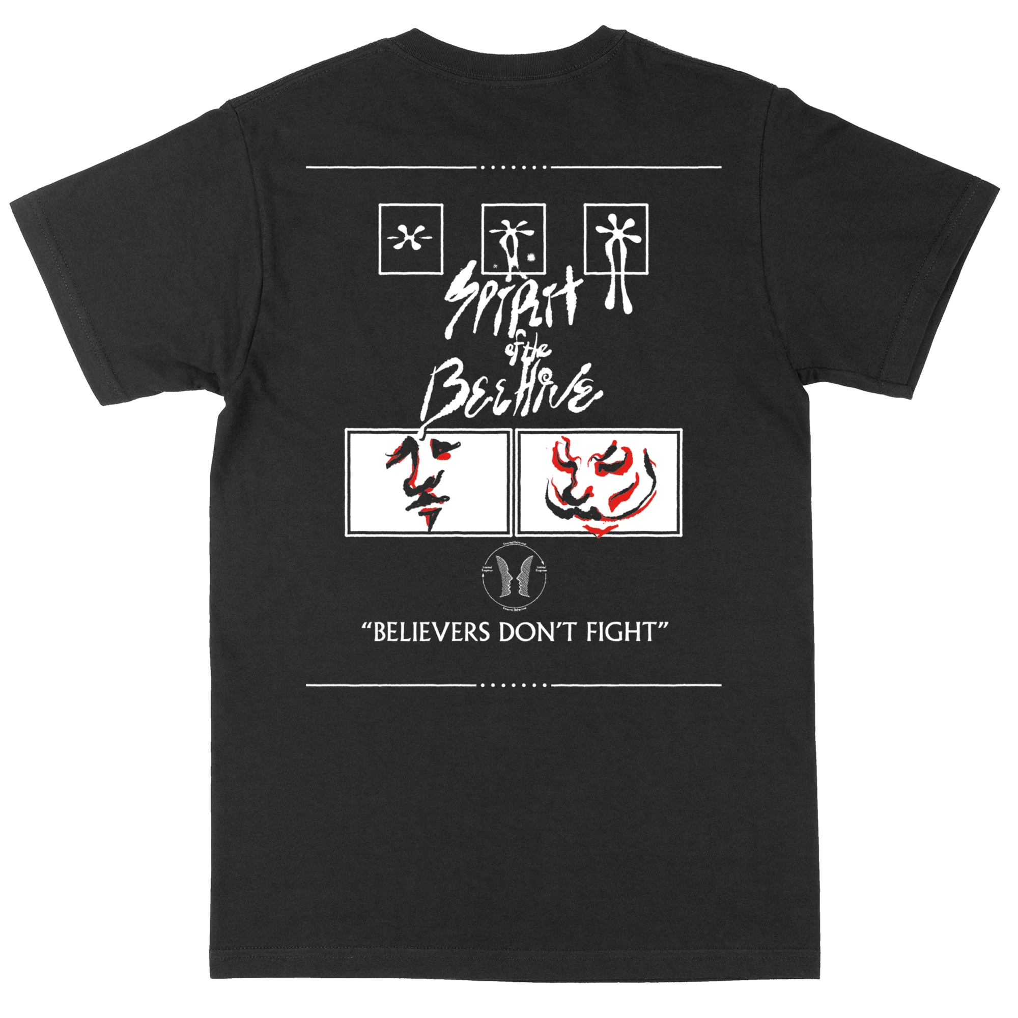 Spirit of the Beehive - Believers Don't Fight Tee - Image 2