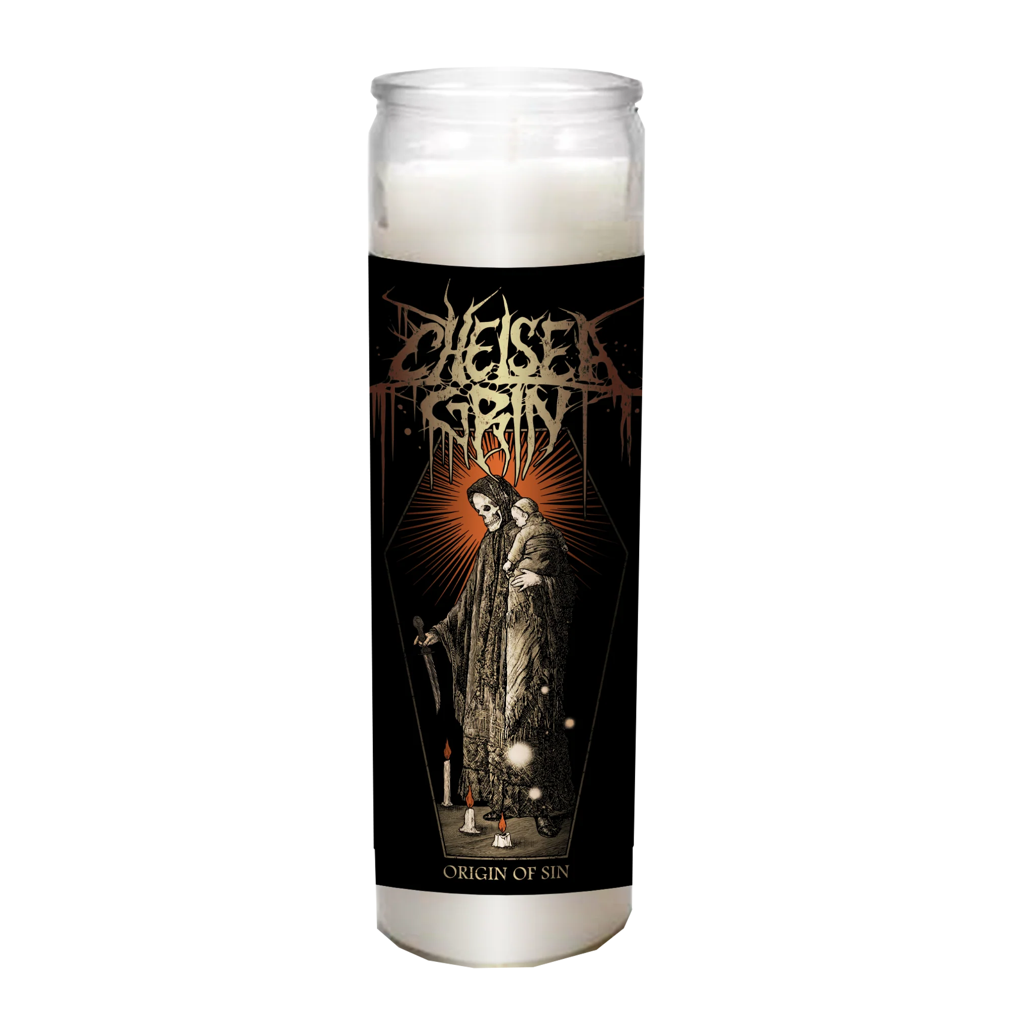 Chelsea Grin - Origin of Sin Prayer Candle