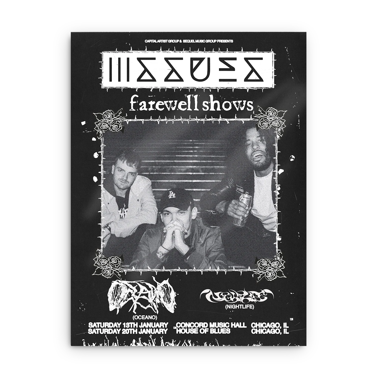 ISSUES - Chicago Farewell Show Poster