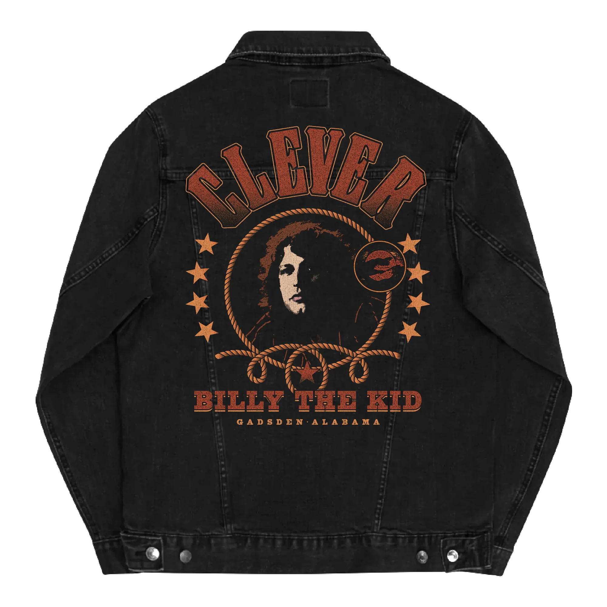 Clever - Billy The Kid Embroidered Denim Jacket - Image 3