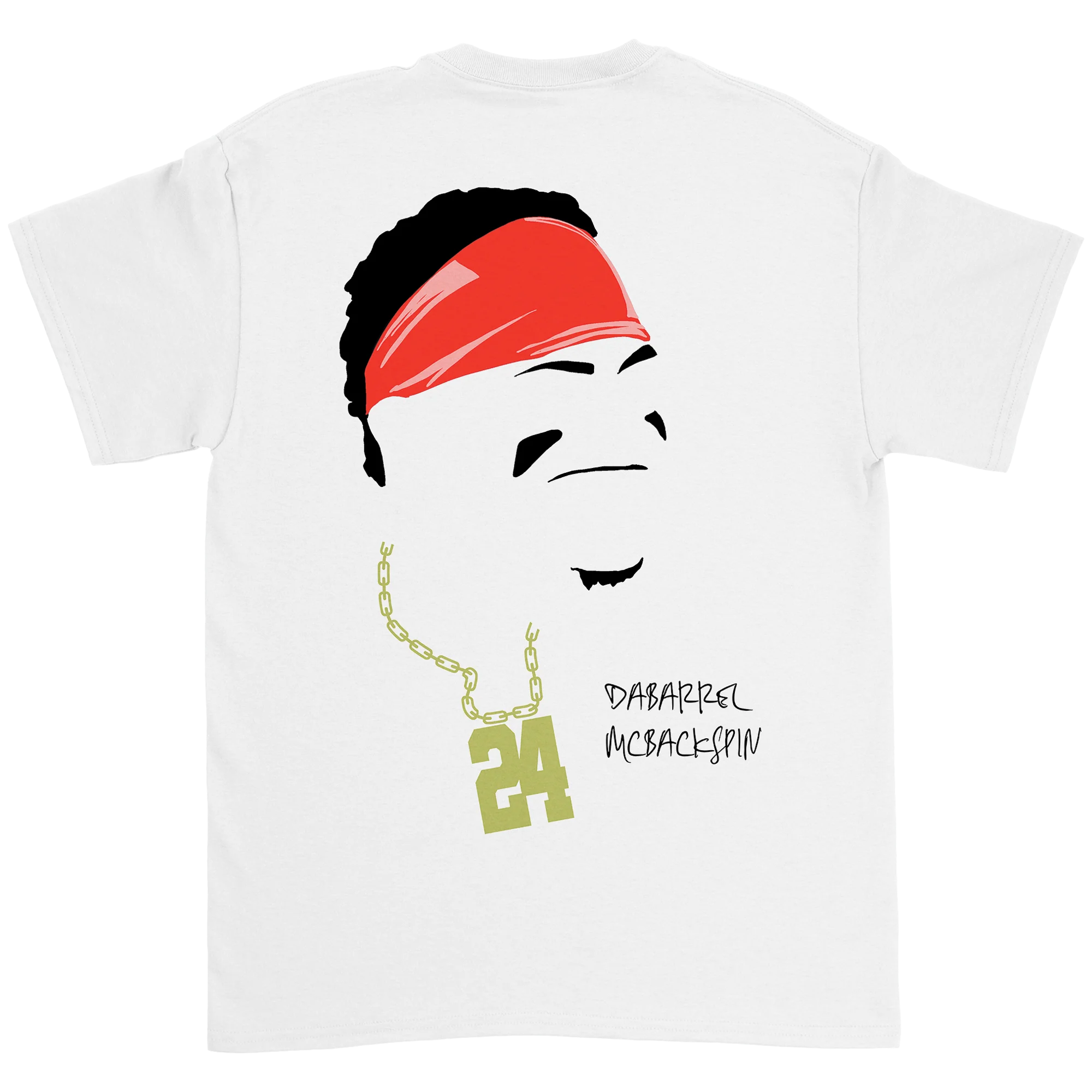 Dakota McFadden - DaBarrel McBackspin Youth T-Shirt - White - Image 3