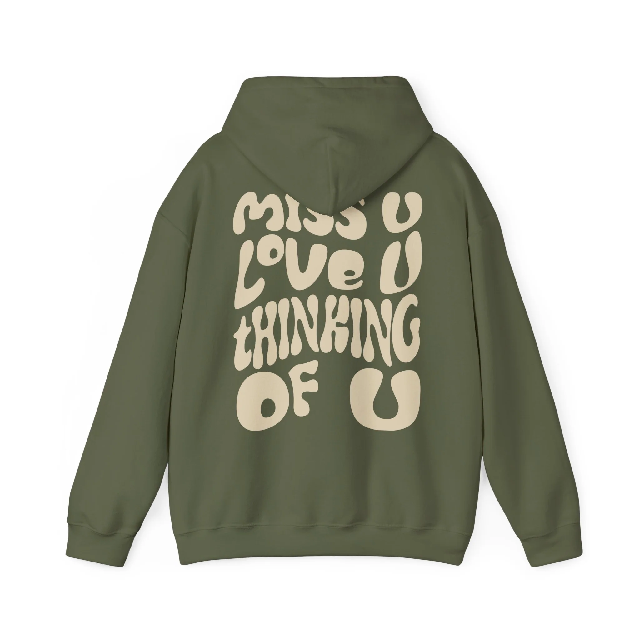 Dalton Maudlin - Miss U Hoodie - Cream Print - Image 6