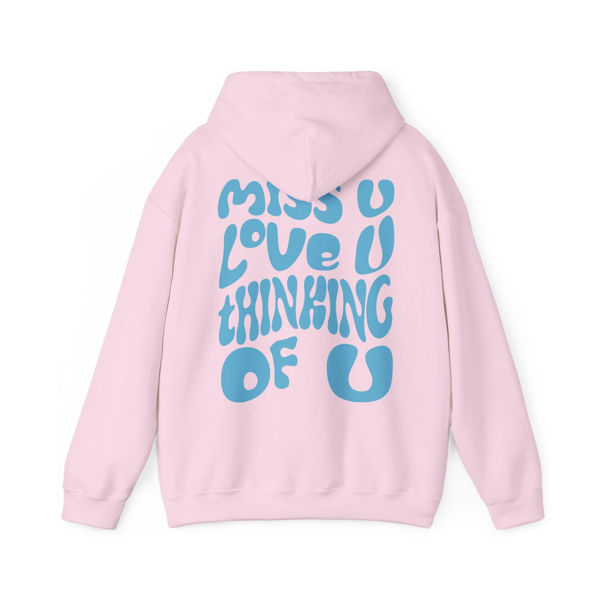 Dalton Maudlin - Miss U Hoodie - Light Blue Print - Image 3