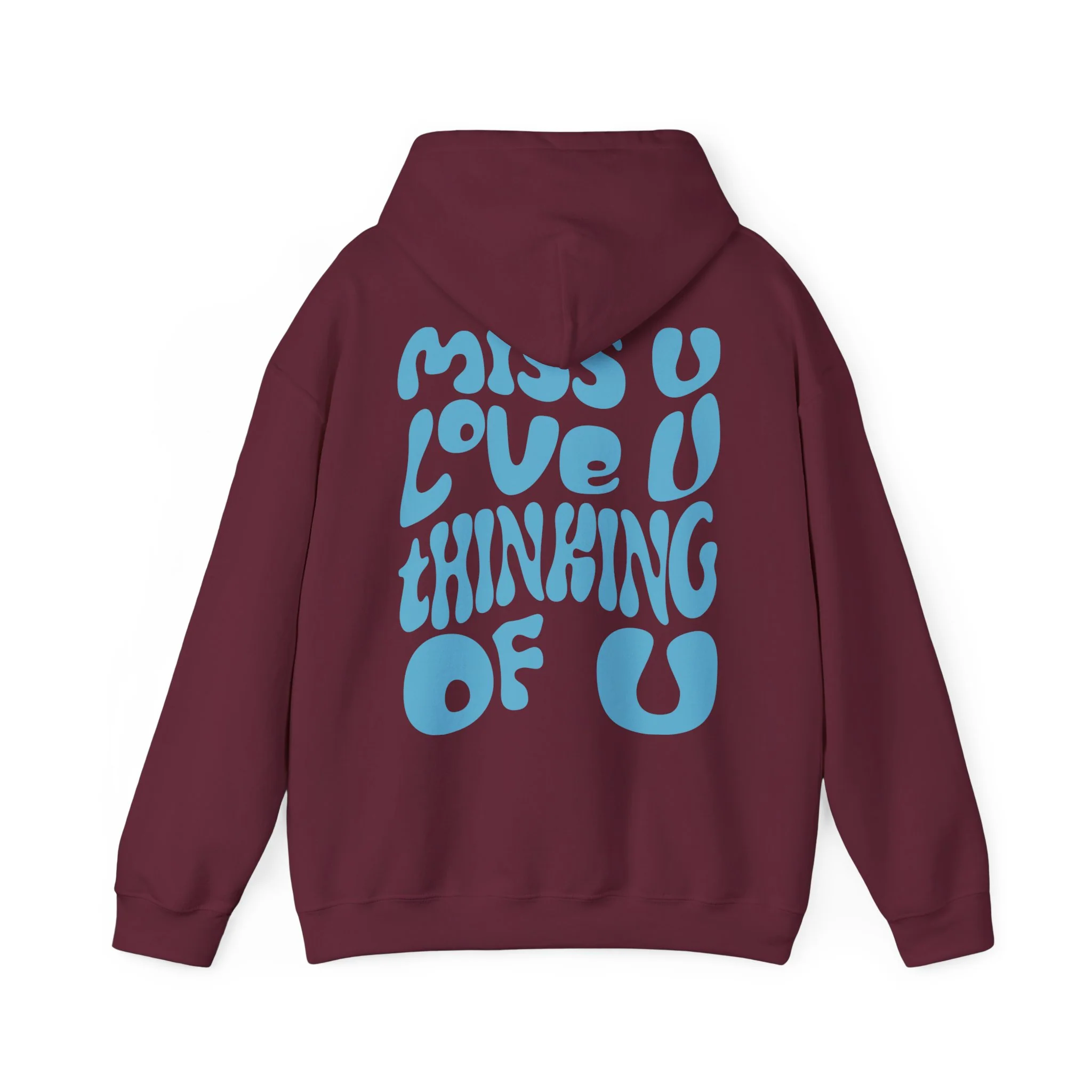 Dalton Maudlin - Miss U Hoodie - Light Blue Print - Image 6