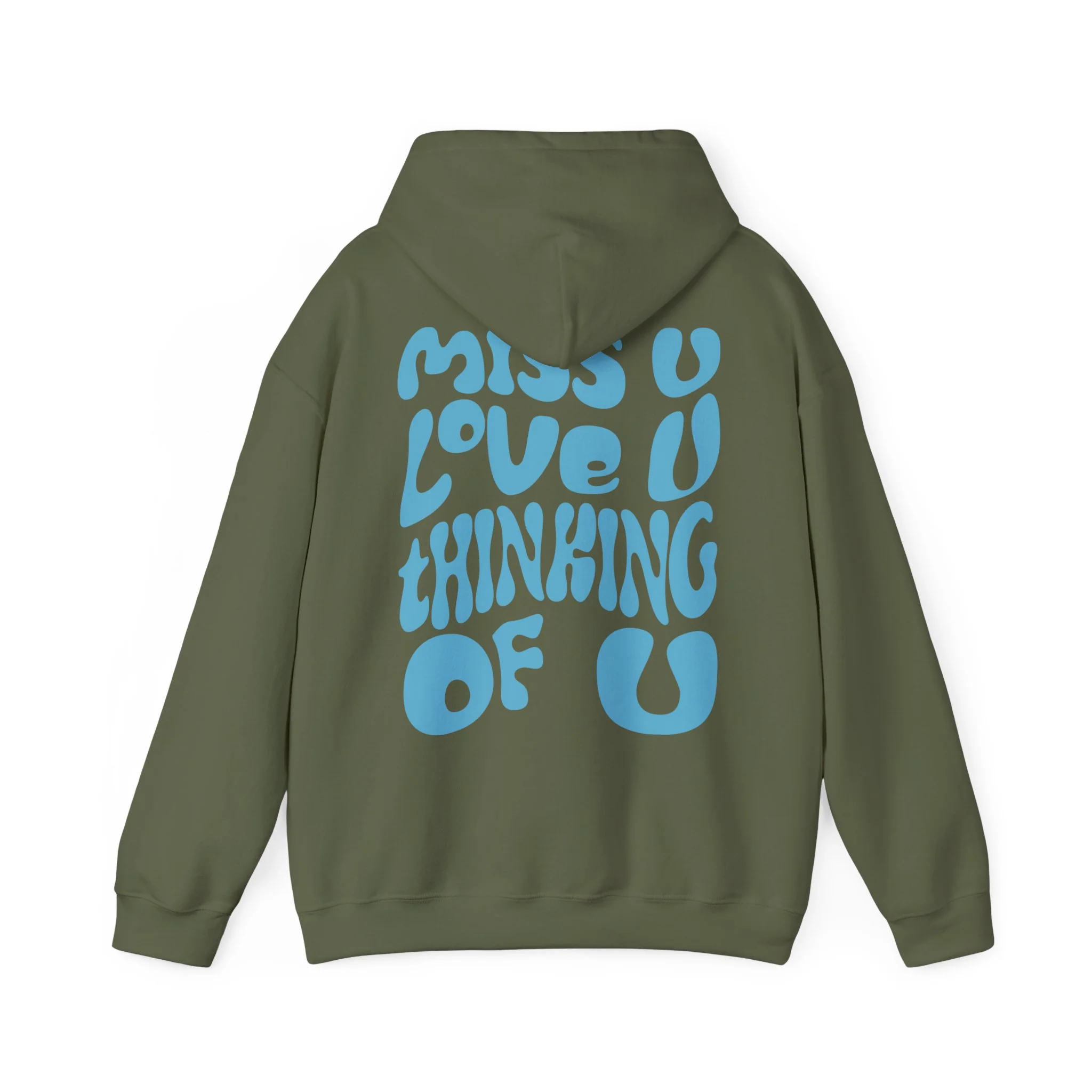 Dalton Maudlin - Miss U Hoodie - Light Blue Print - Image 8