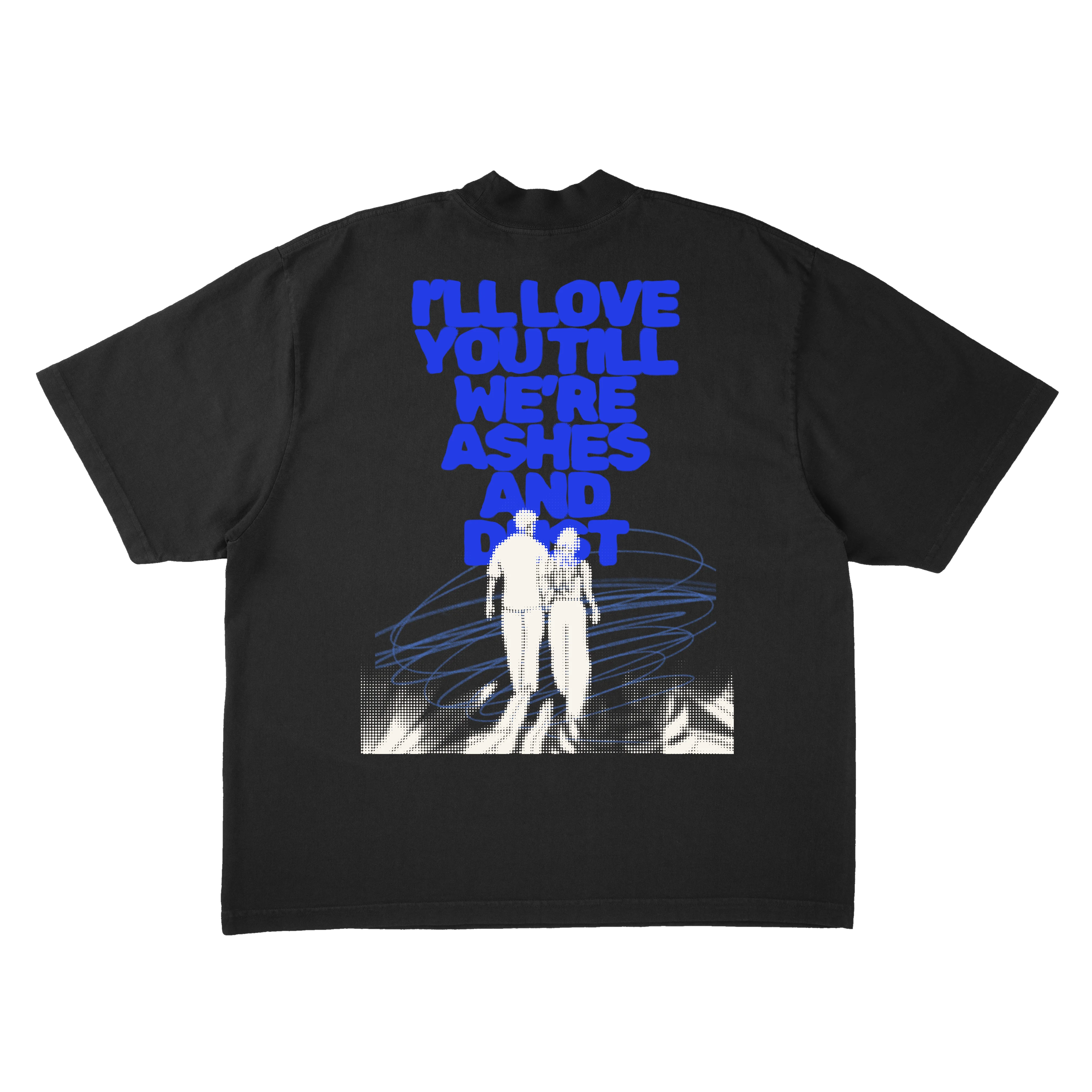 Dalton Mauldin - Ashes & Dust Oversized T-Shirt (White Print) - Image 4
