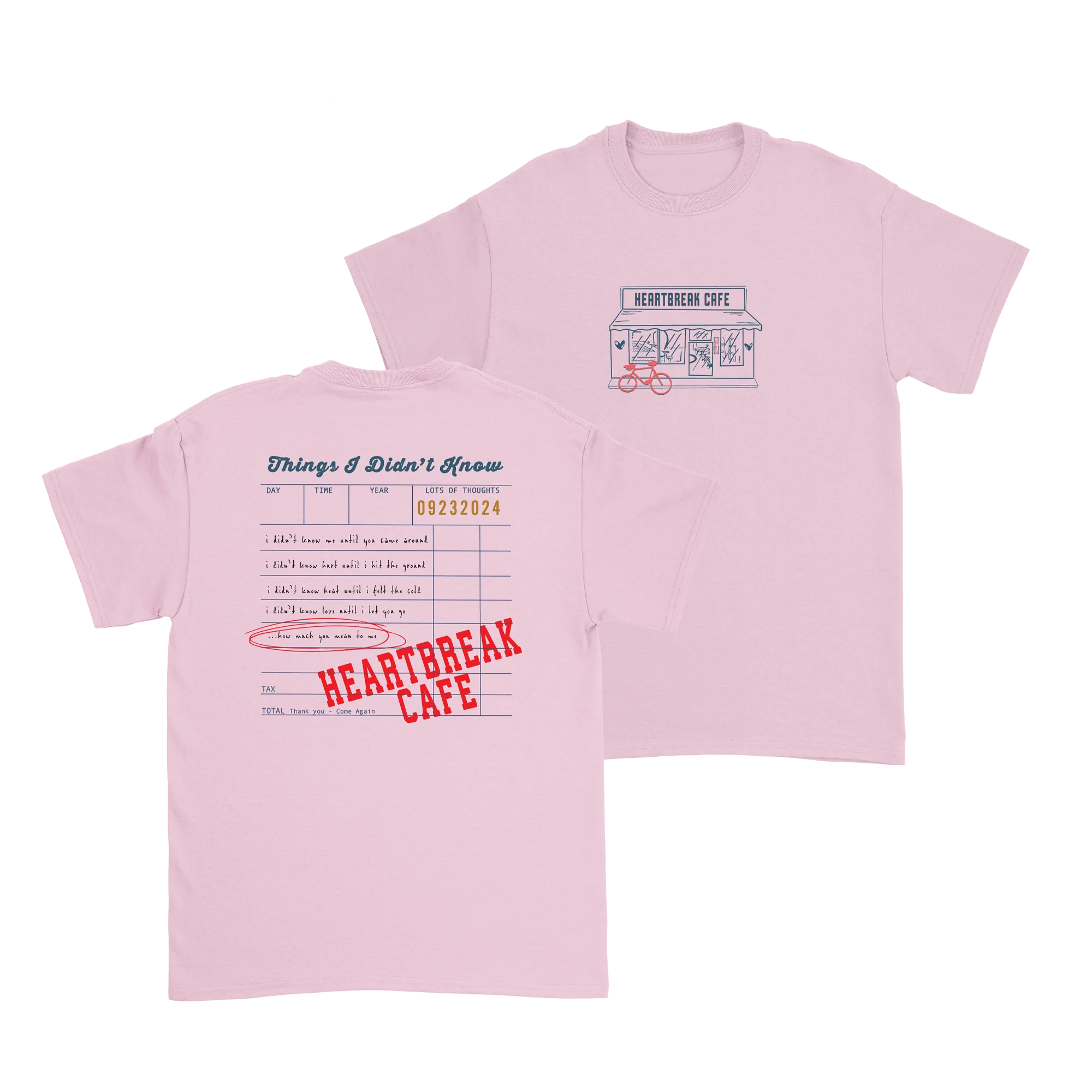 Dalton Mauldin - Heartbreak Cafe T-Shirt (Blue Print) - Image 4