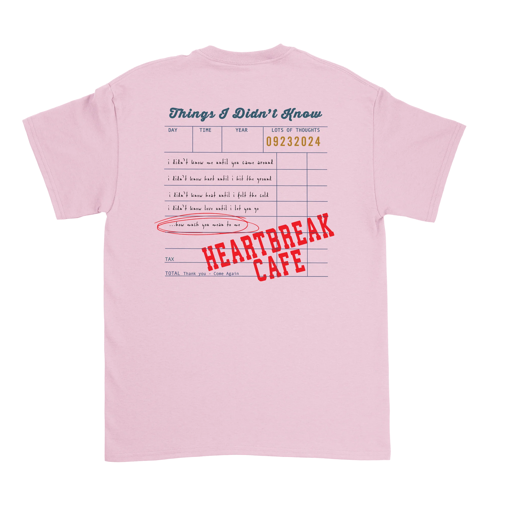 Dalton Mauldin - Heartbreak Cafe T-Shirt (Blue Print) - Image 6