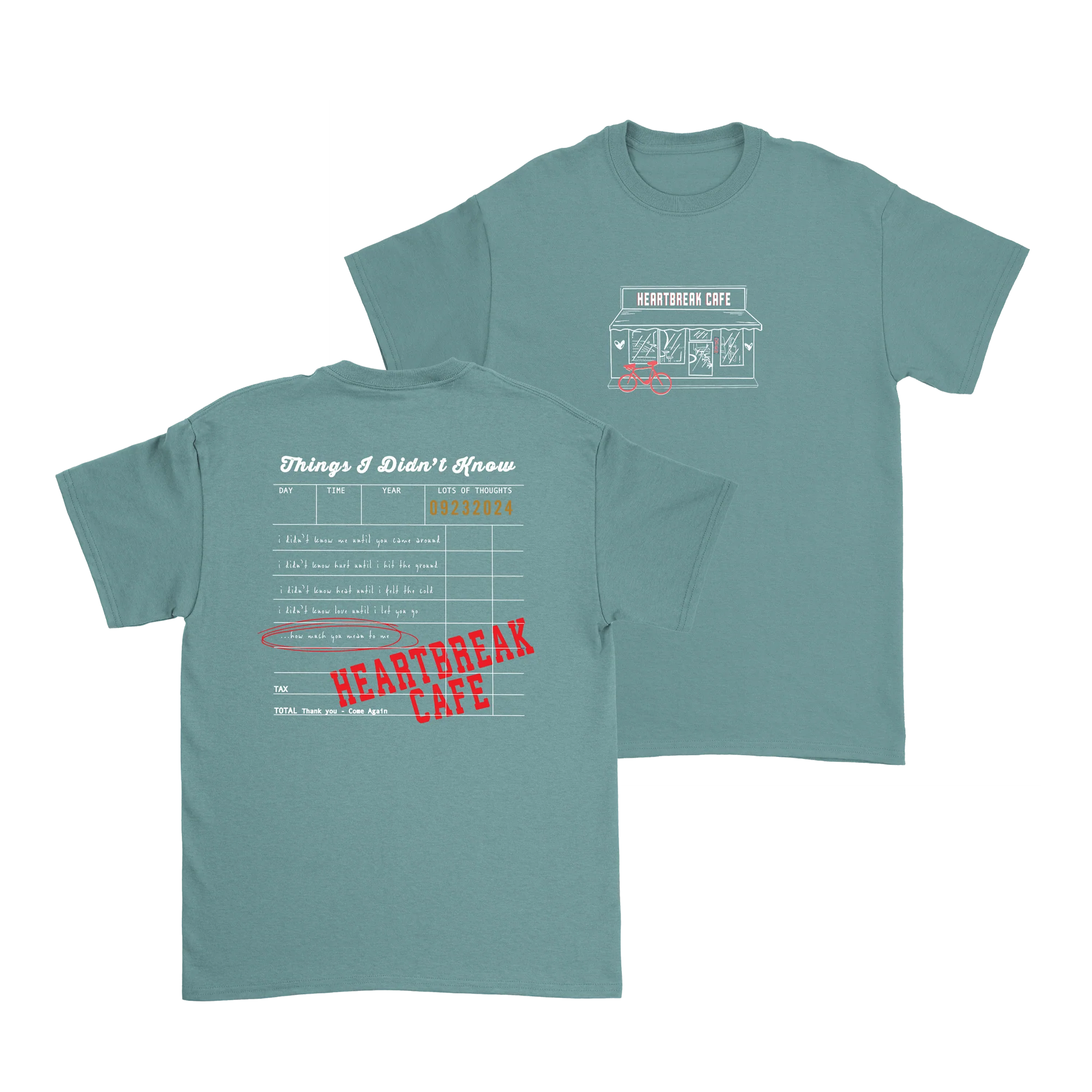 Dalton Mauldin - Heartbreak Cafe T-Shirt (White Print) - Image 10