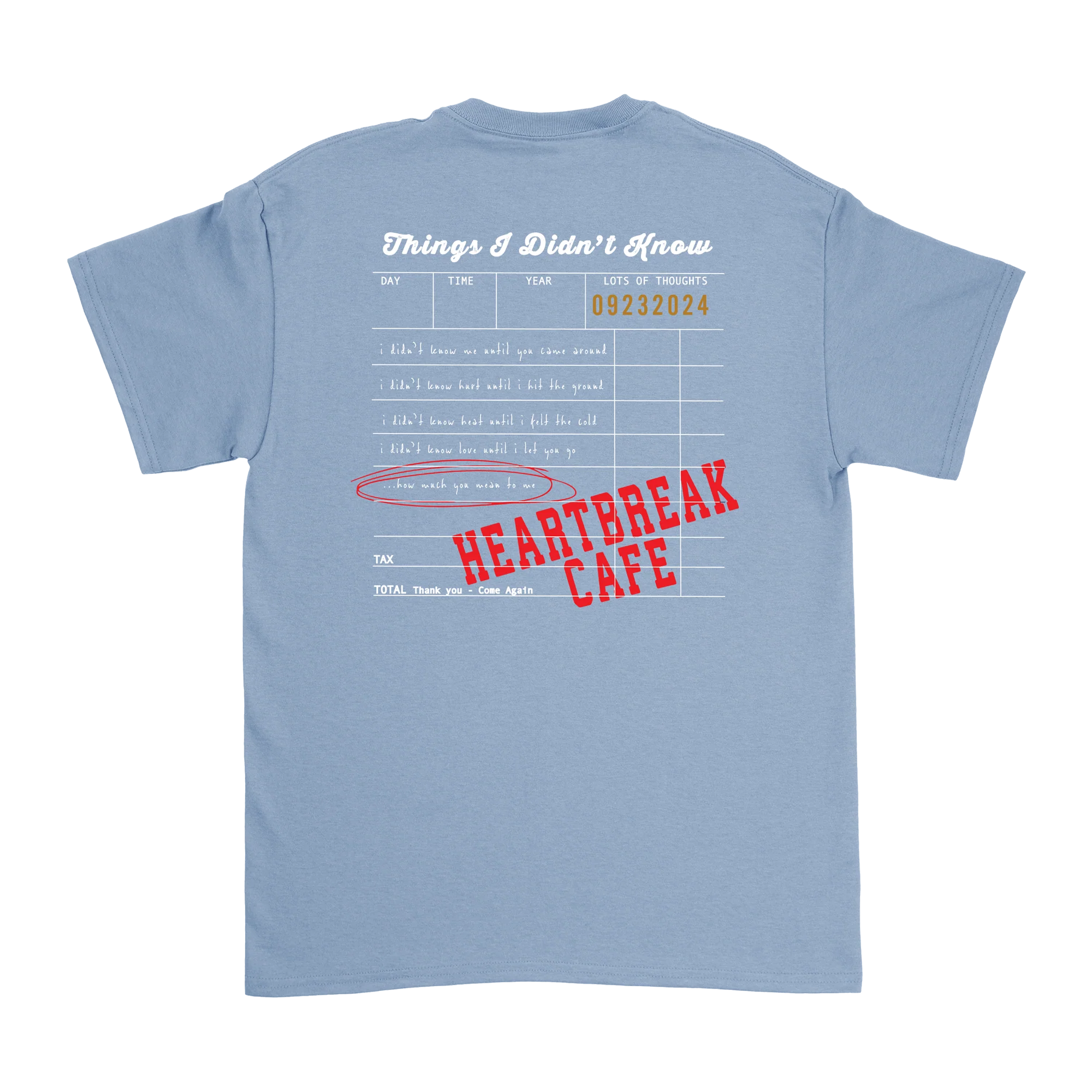 Dalton Mauldin - Heartbreak Cafe T-Shirt (White Print) - Image 18