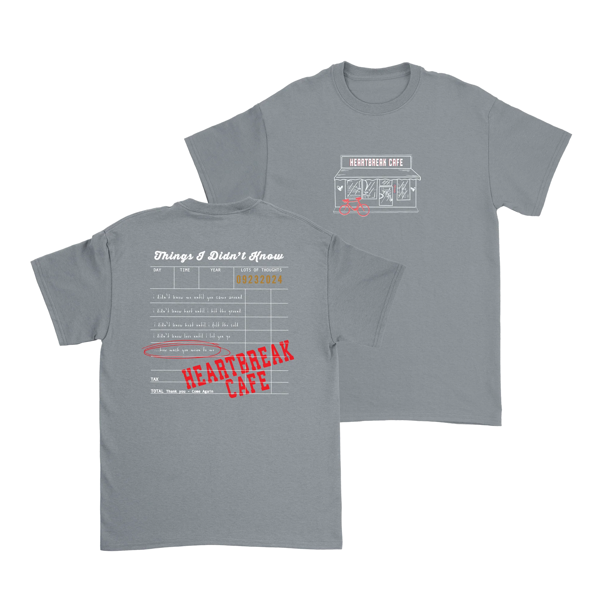 Dalton Mauldin - Heartbreak Cafe T-Shirt (White Print) - Image 7