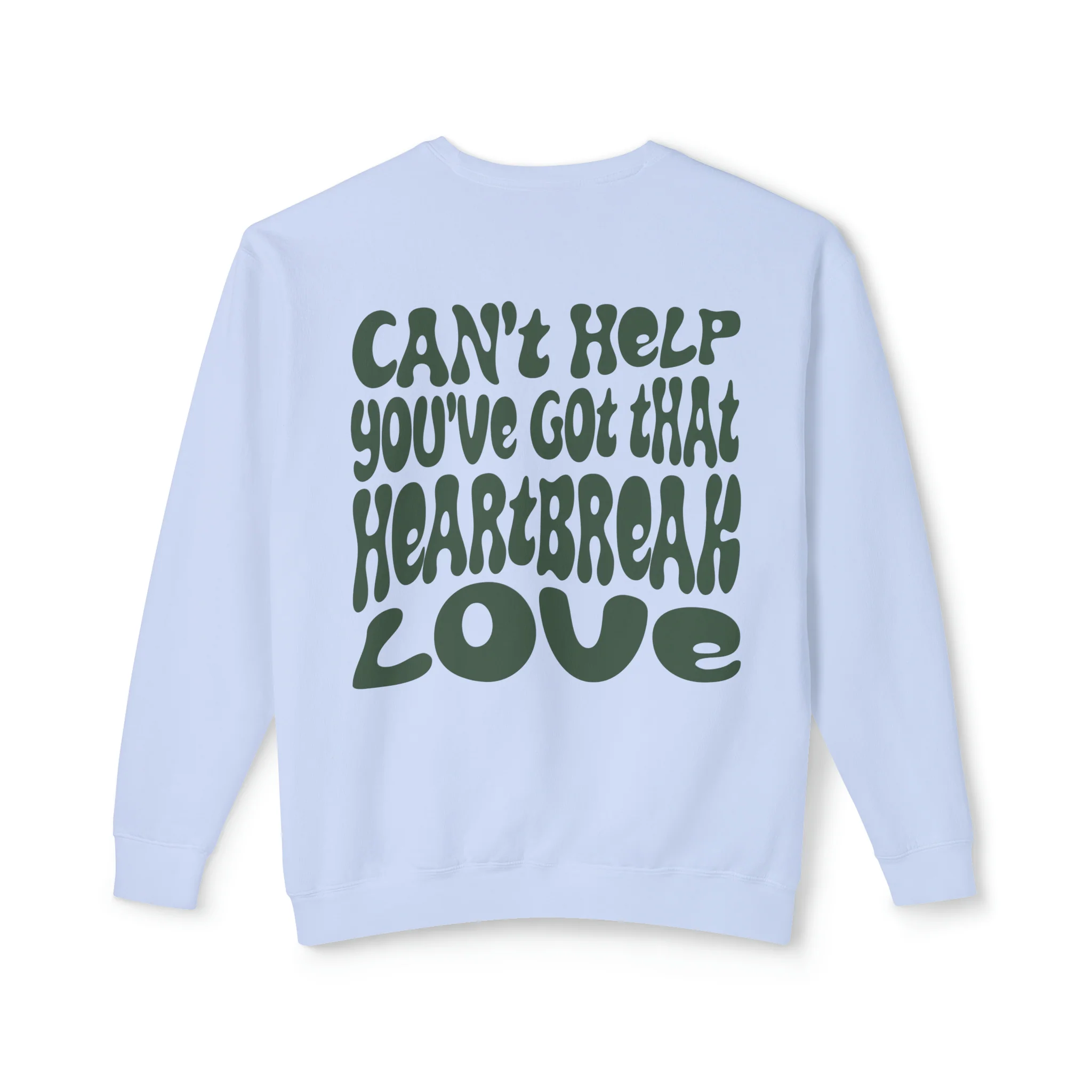 Dalton Mauldin - Heartbreak Love Crewneck (Green Print) - Image 3