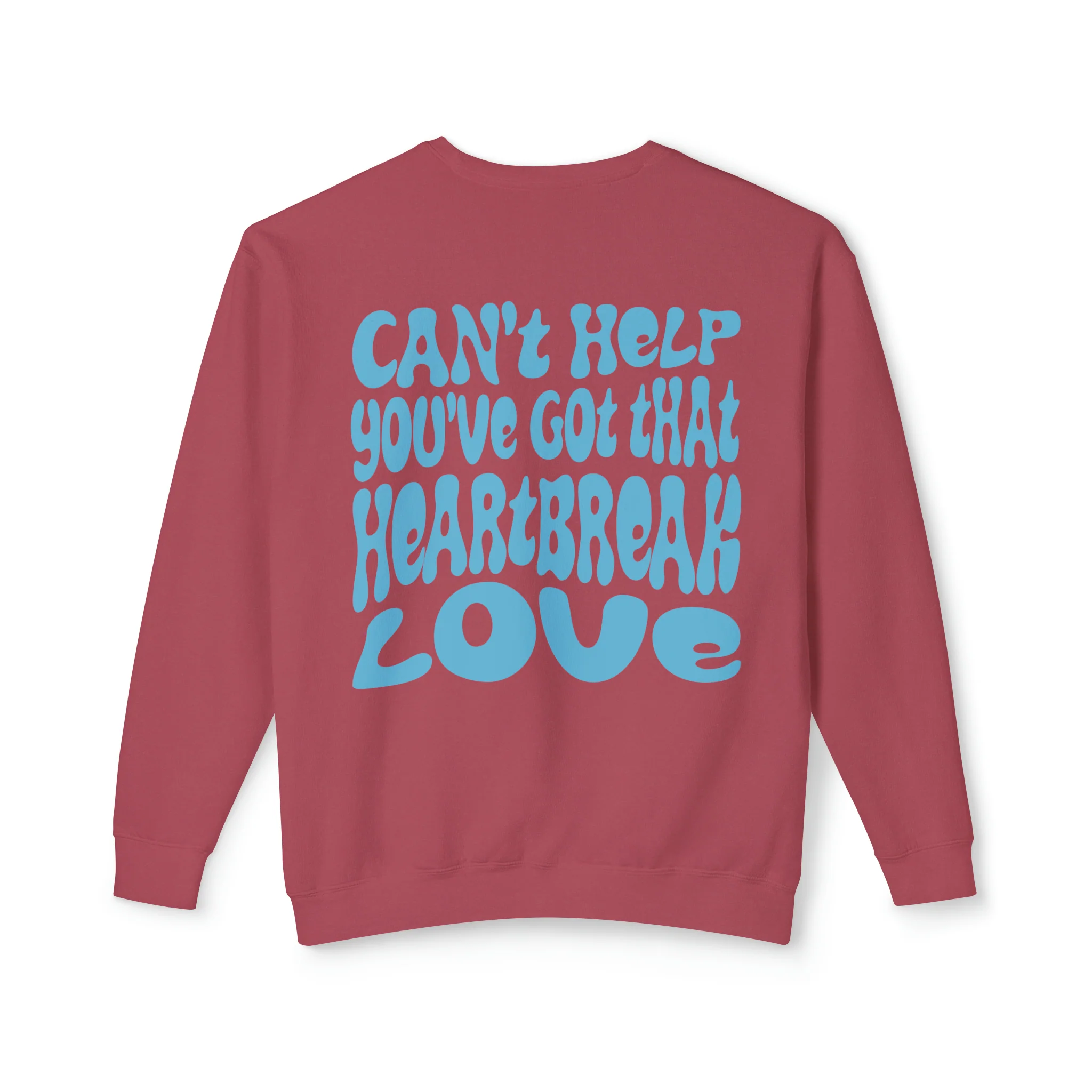 Dalton Mauldin - Heartbreak Love Crewneck (Light Blue Print) - Image 3