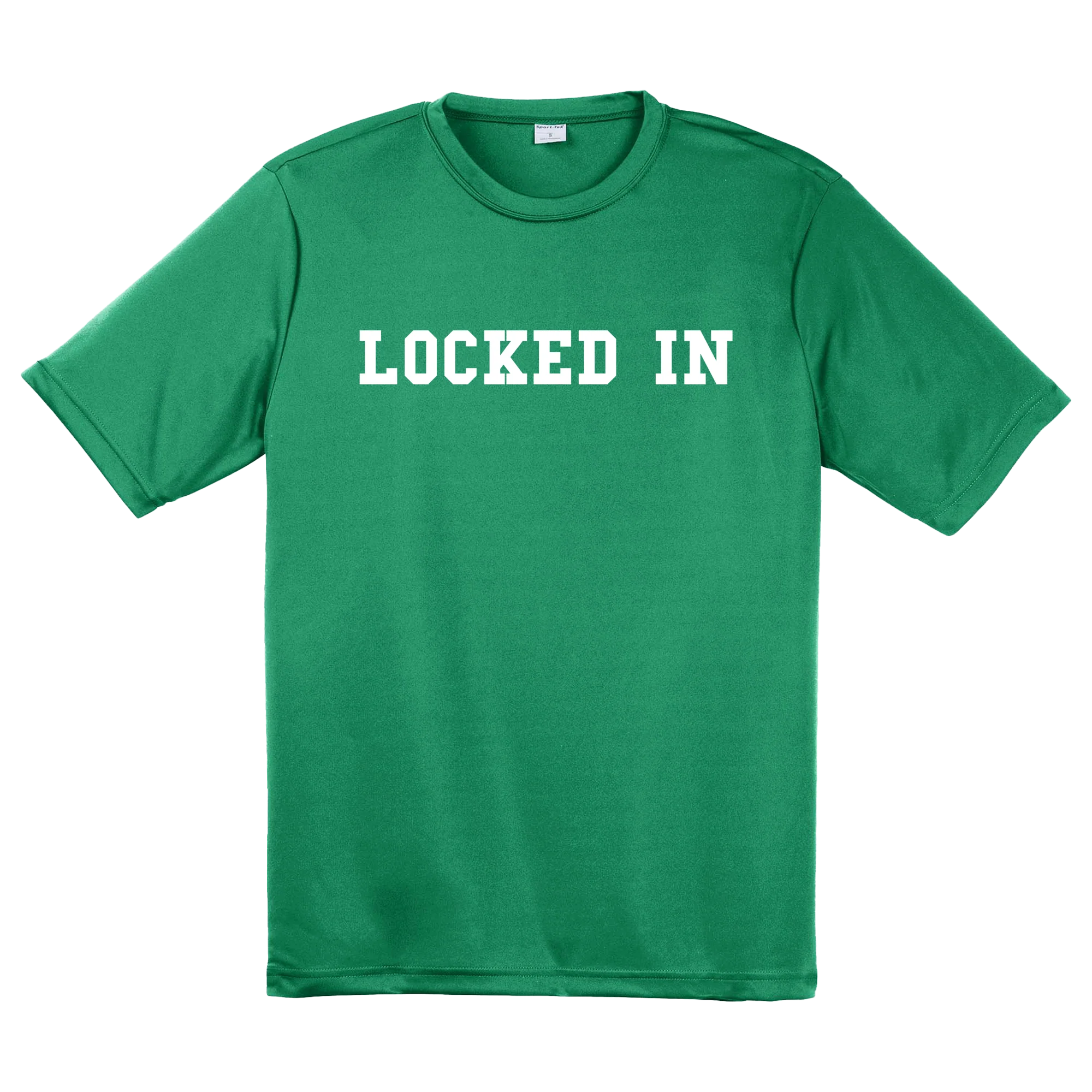 Davis Clarke - Locked In Performance T-Shirt (White Print)