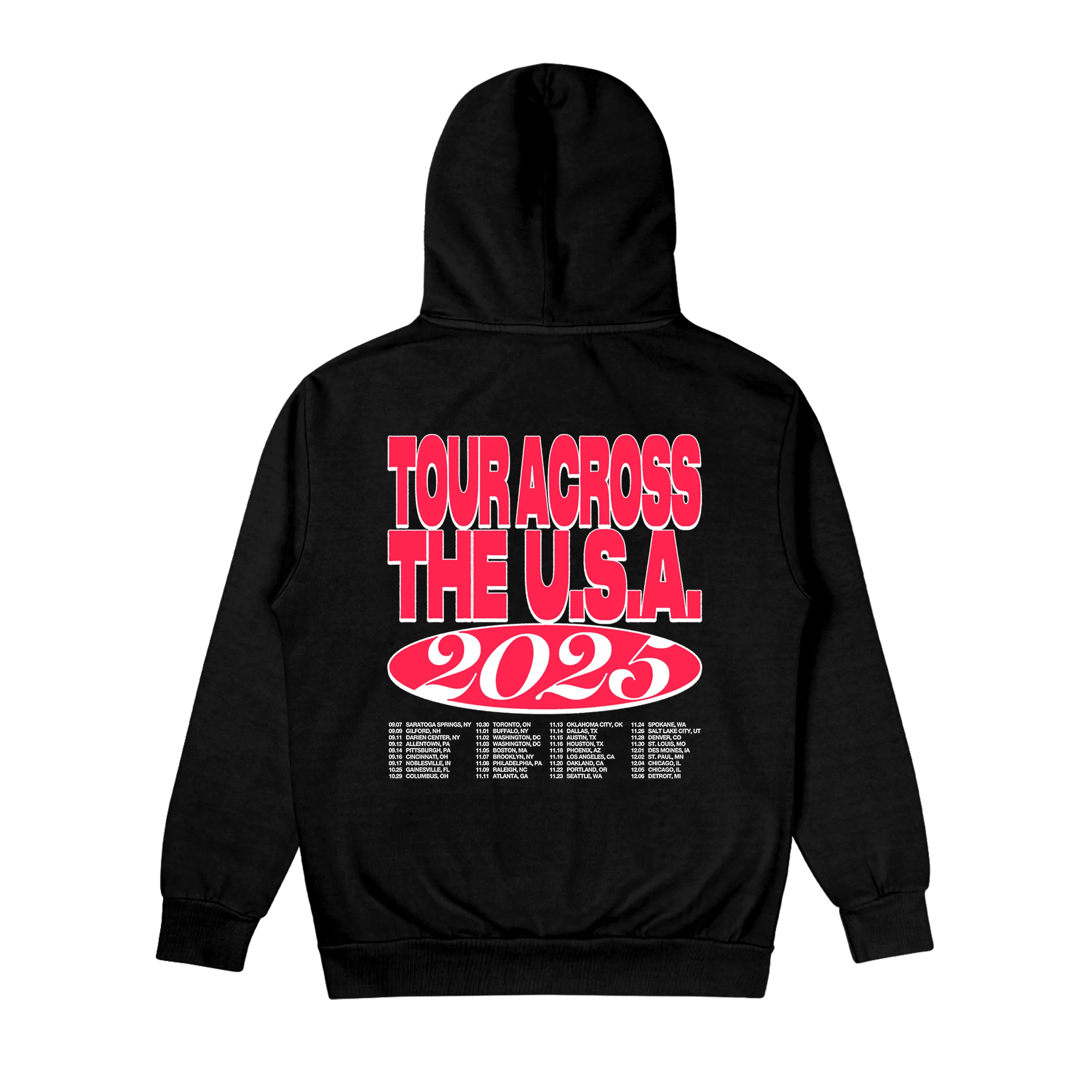 Drug Church - 2025 TOUR ACROSS THE USA HOODIE - Image 2