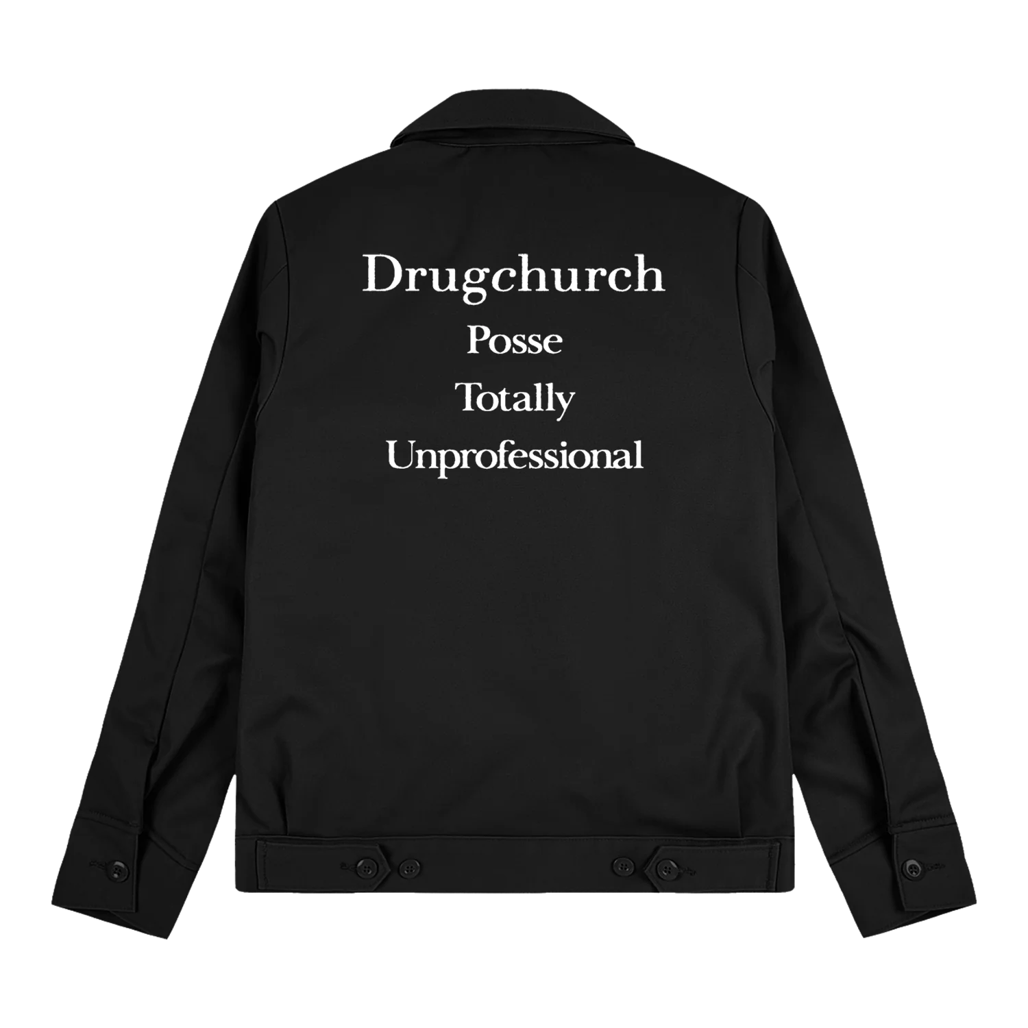 Drug Church - DC POSSE DICKIES JACKET BLACK