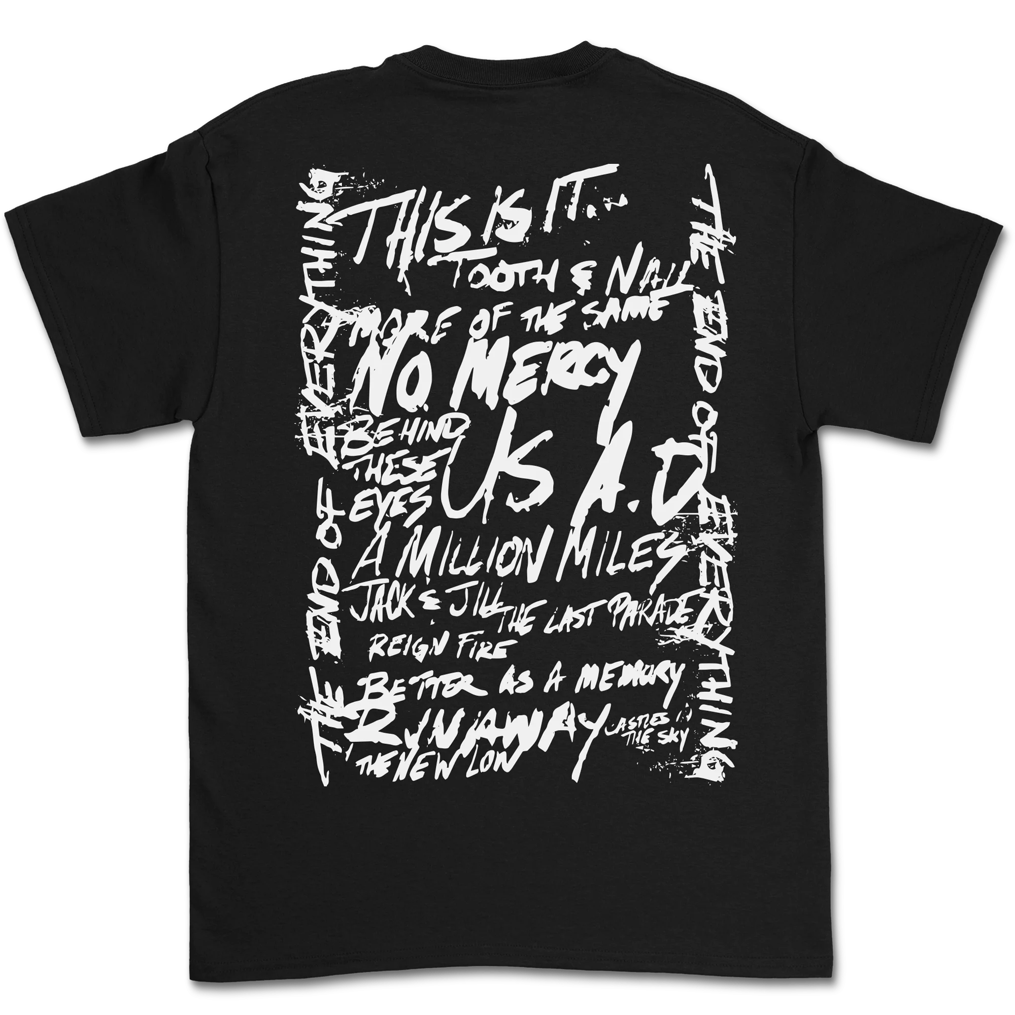 SAUL - Equals T-Shirt - Black - Image 3
