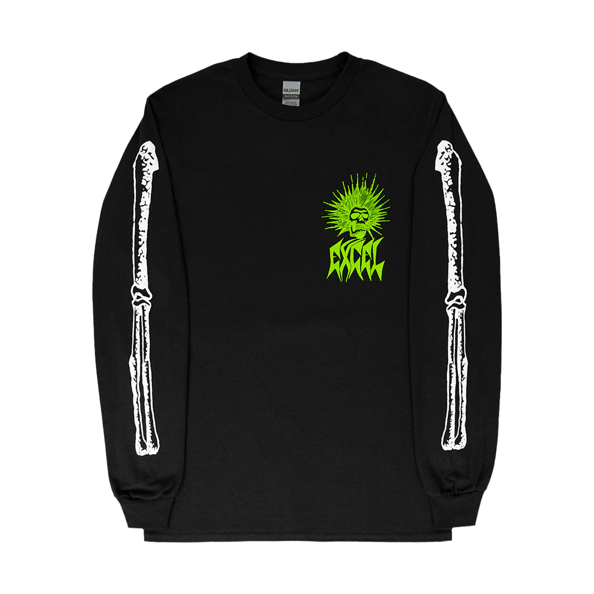 EXCEL - Handplant Green Print Long Sleeve