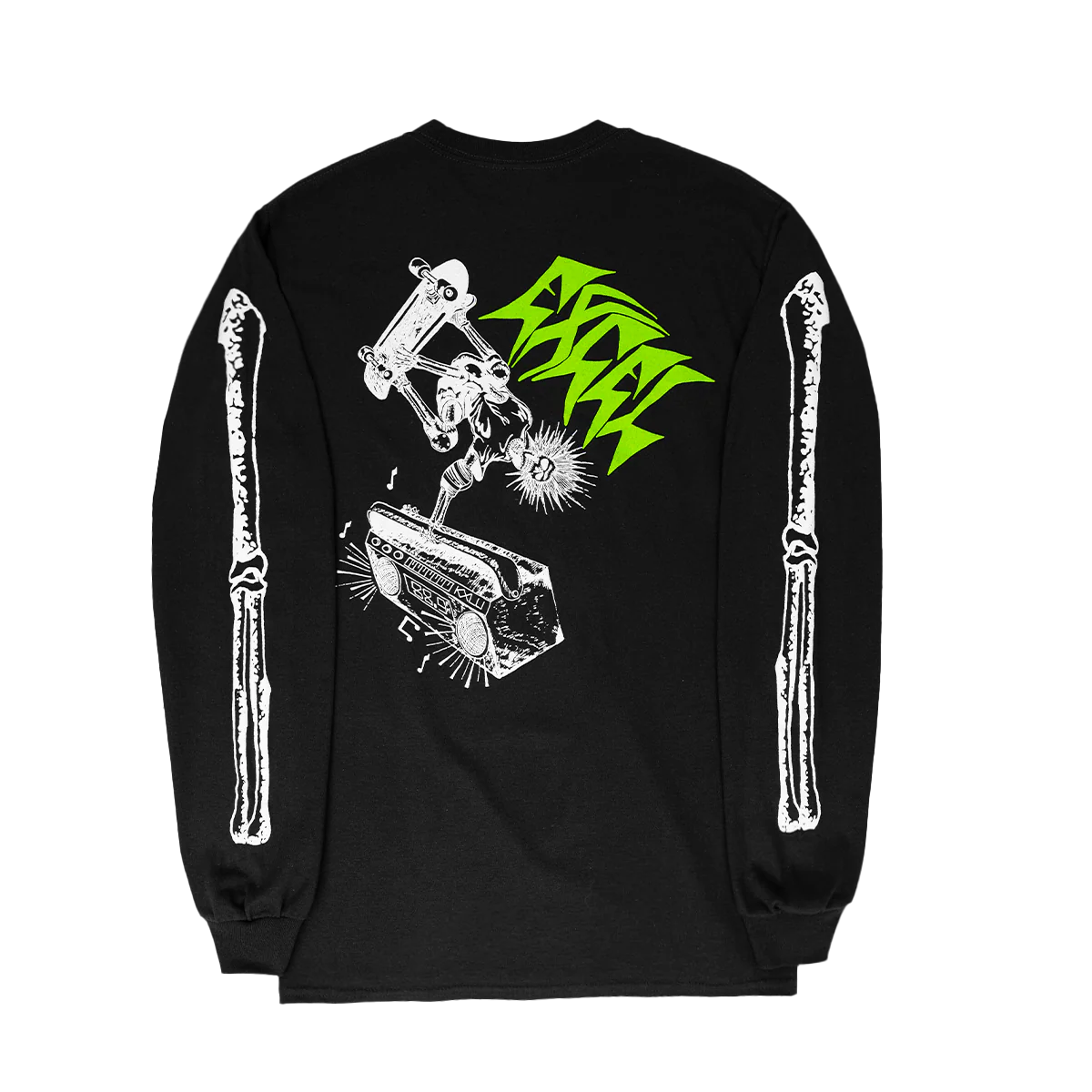 EXCEL - Handplant Green Print Long Sleeve - Image 2