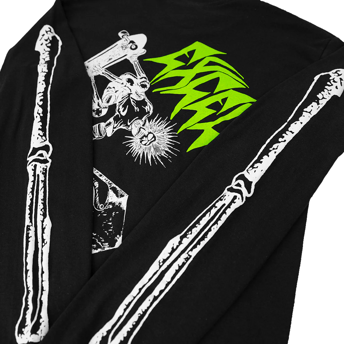 EXCEL - Handplant Green Print Long Sleeve - Image 3