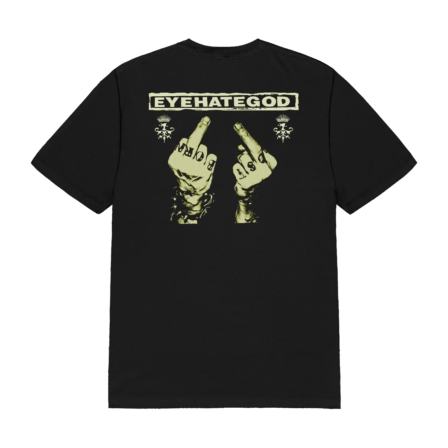 EYEHATEGOD - Born Lost Black T-Shirt - Image 2