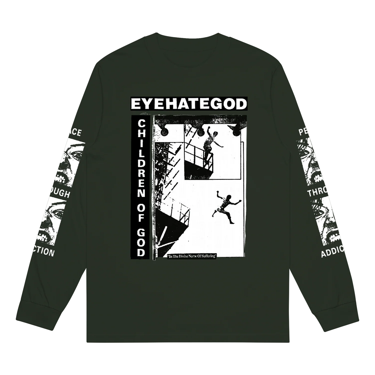EYEHATEGOD - Children Of God Military Green Long Sleeve