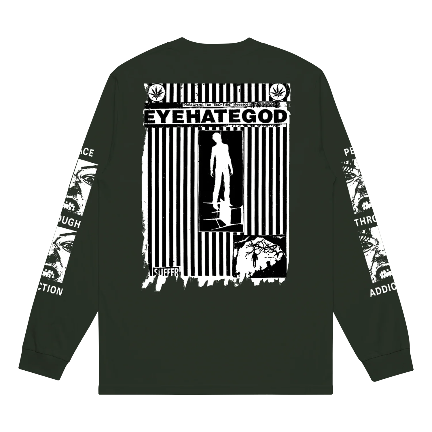 EYEHATEGOD - Children Of God Military Green Long Sleeve - Image 2
