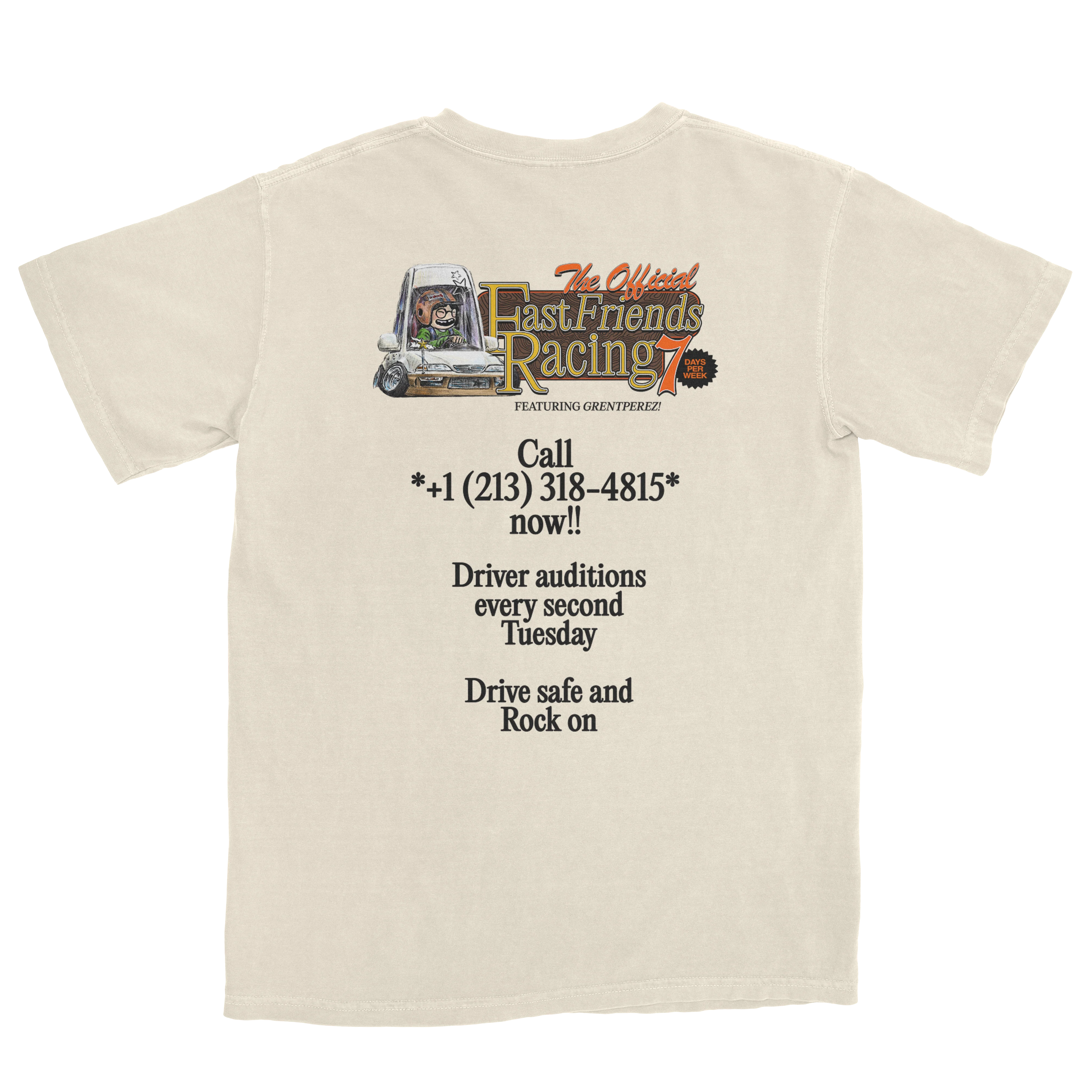 grentperez x Fast Friends Racing Tee - Image 2