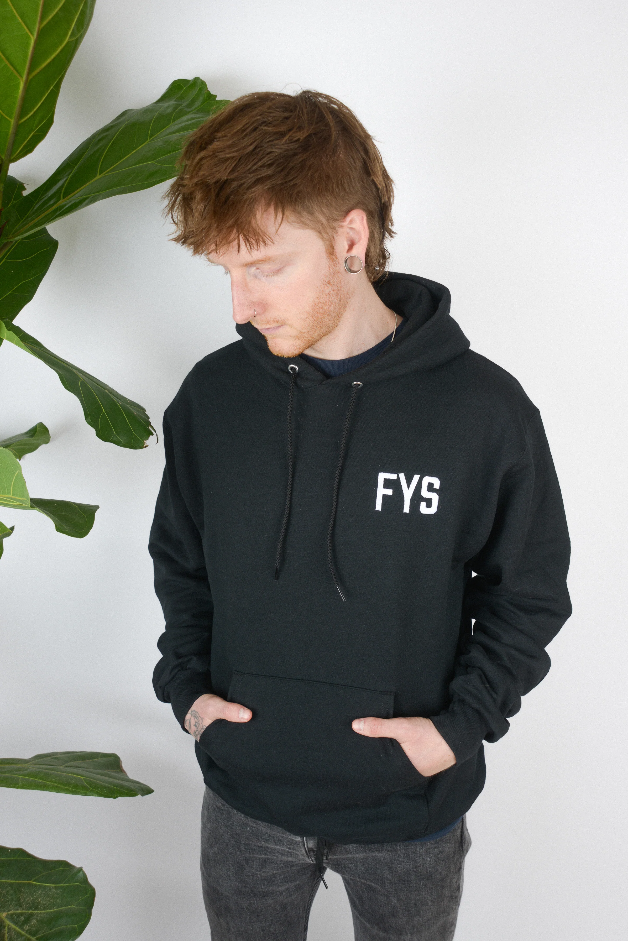 Four Year Strong - Embroidered Logo Hoodie (Black) - Image 3