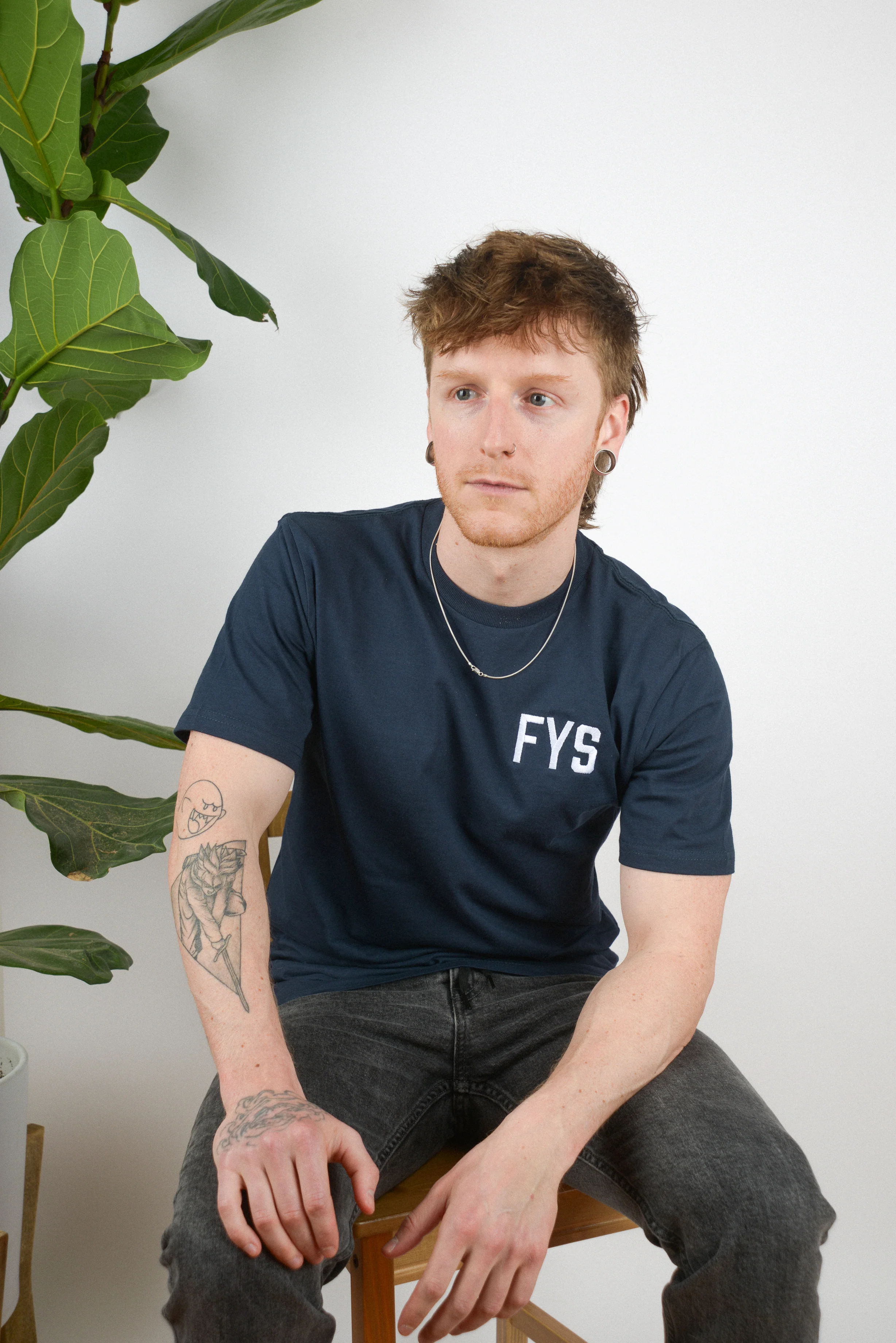 Four Year Strong - Embroidered Logo Shirt (Navy) - Image 3