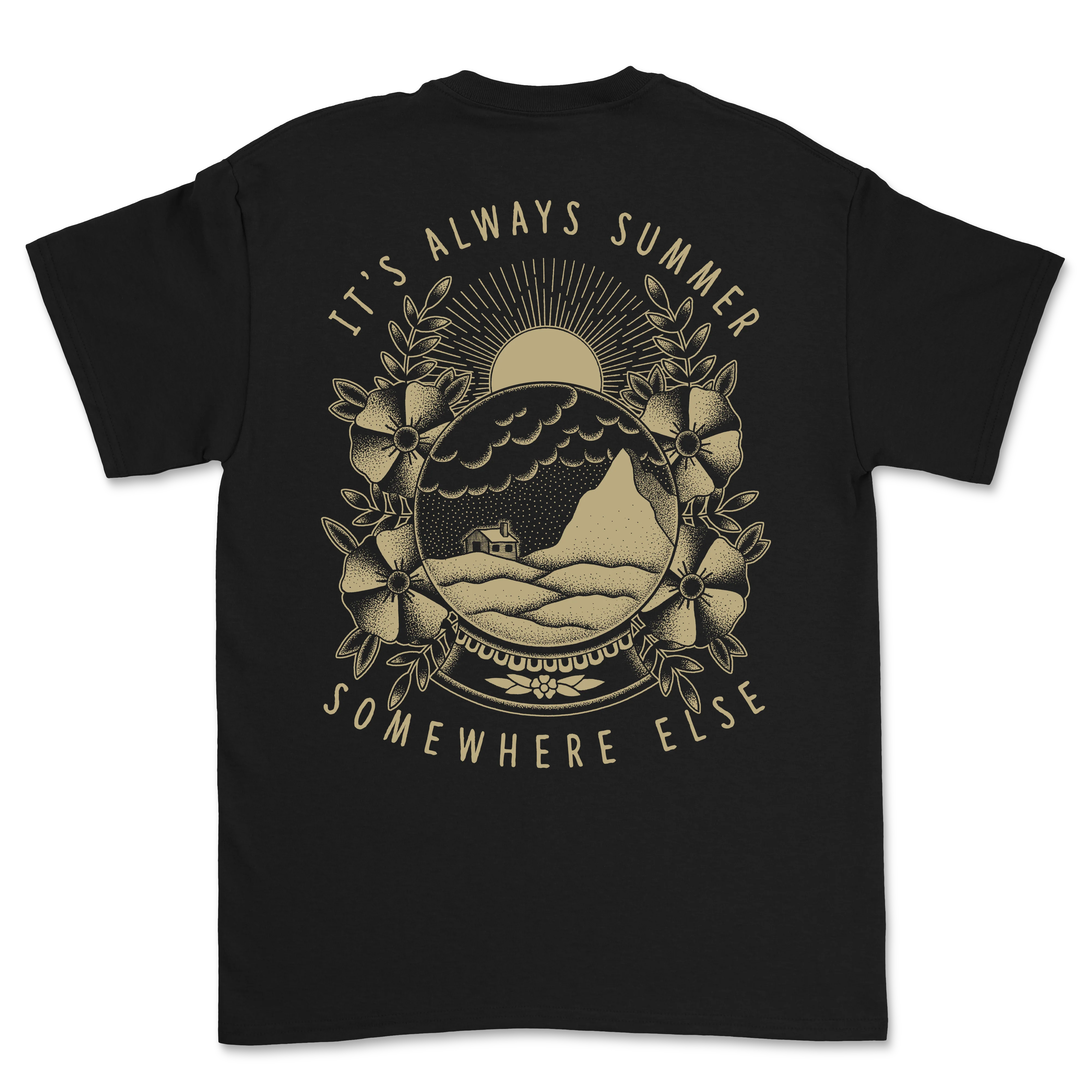 Actor Observer - Globe T-Shirt in Black - Image 3