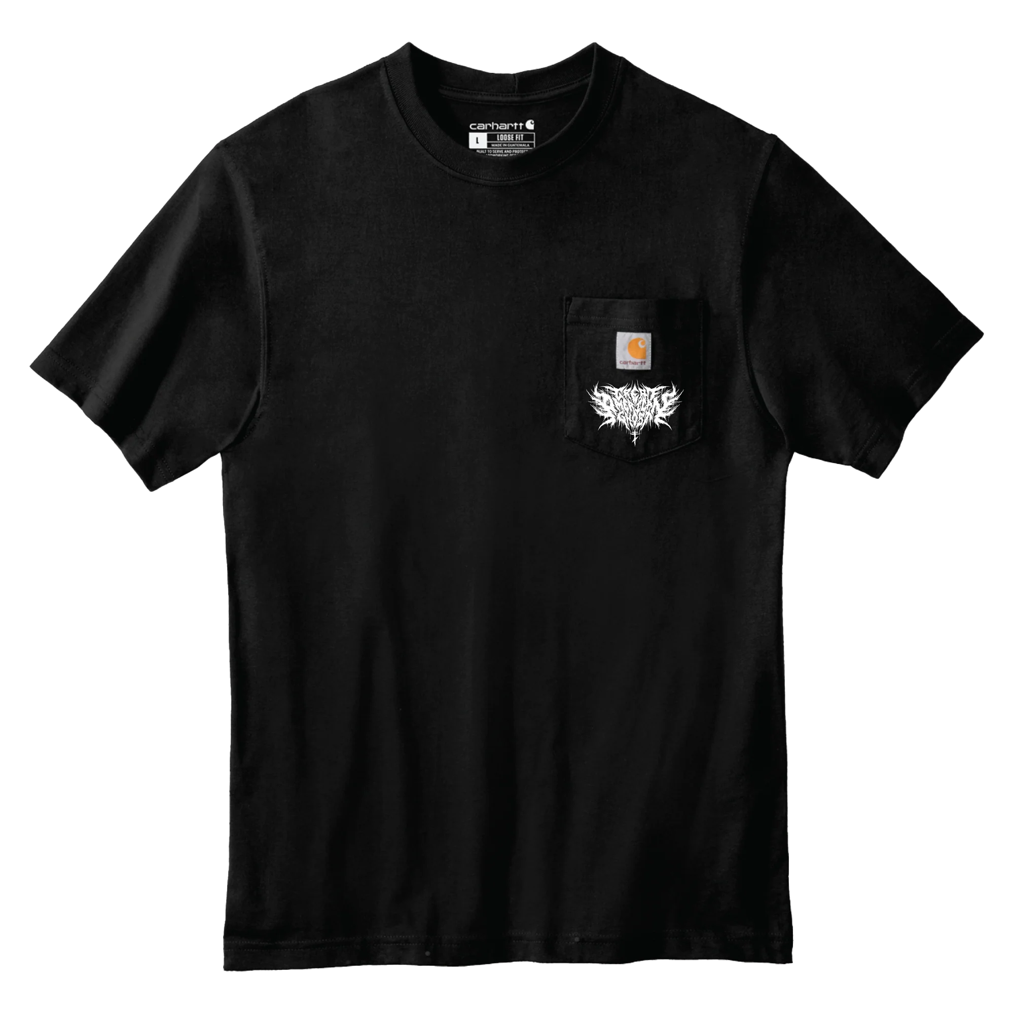 Great American Ghost - Metal Logo Pocket Tee