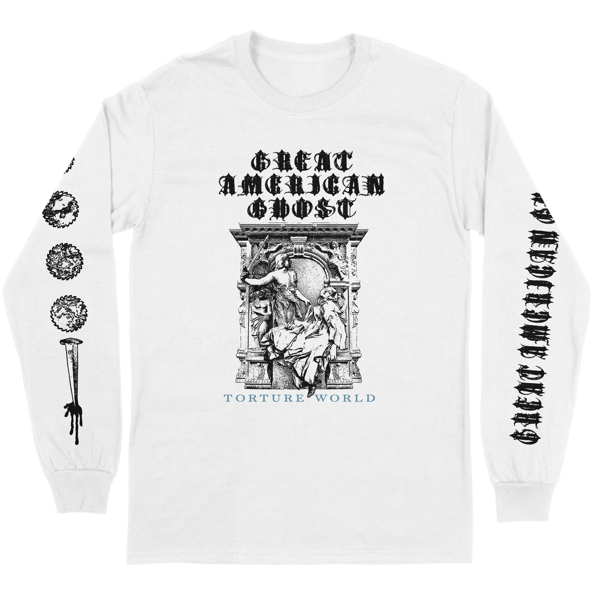 Great American Ghost - Torture World Long Sleeve - Image 2