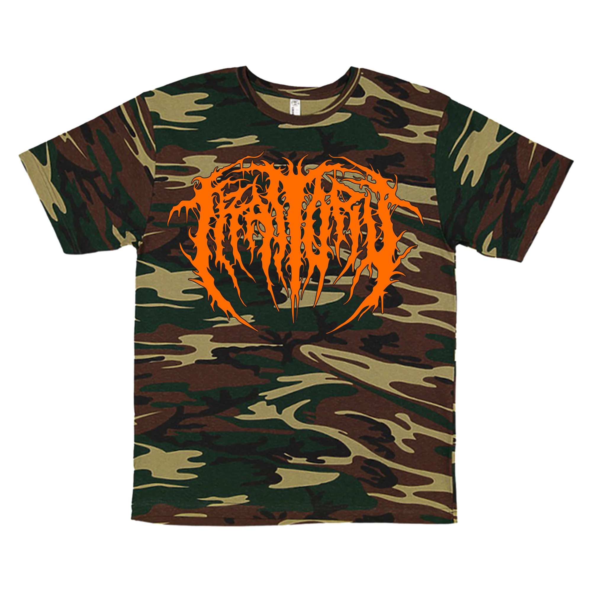 Green Camo Slam Logo T-Shirt - Image 2