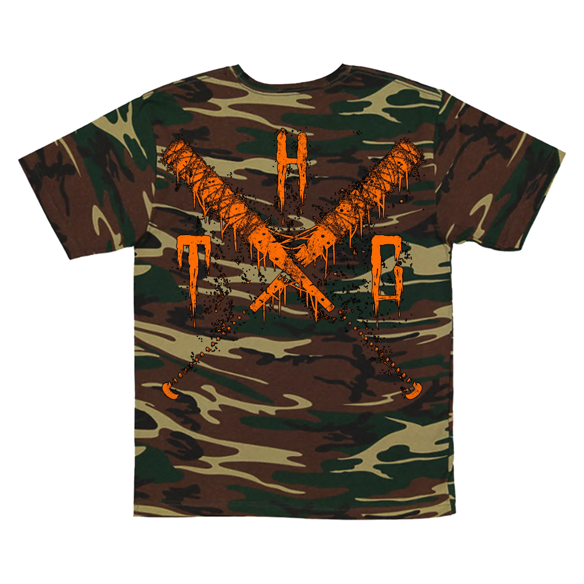 Green Camo Slam Logo T-Shirt - Image 3