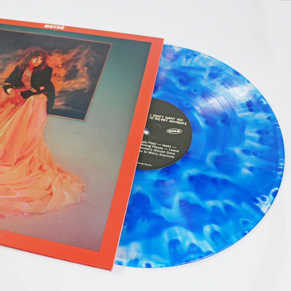 Mothé - I Don't Want You To Worry Anymore LP (Blue/Clear Swirl) - Image 2