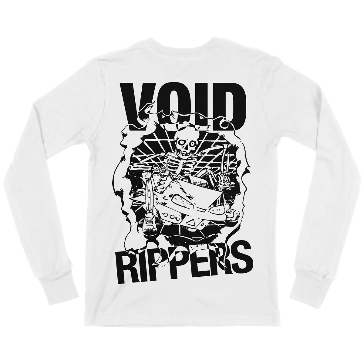 Infinity Shred - Void Rippers White Long Sleeve - Image 3
