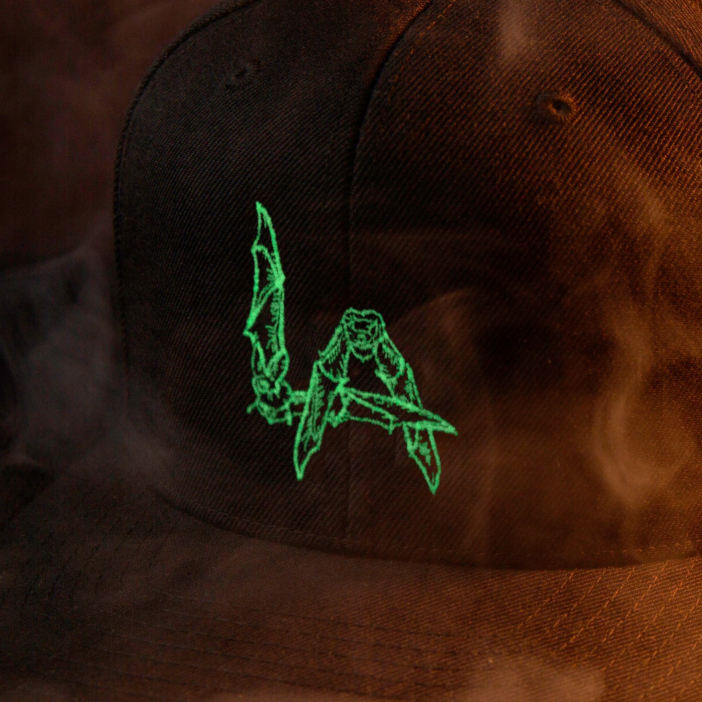 Lethal Amounts - LA Bat Snapback - Glow In The Dark Embroidery - Image 4