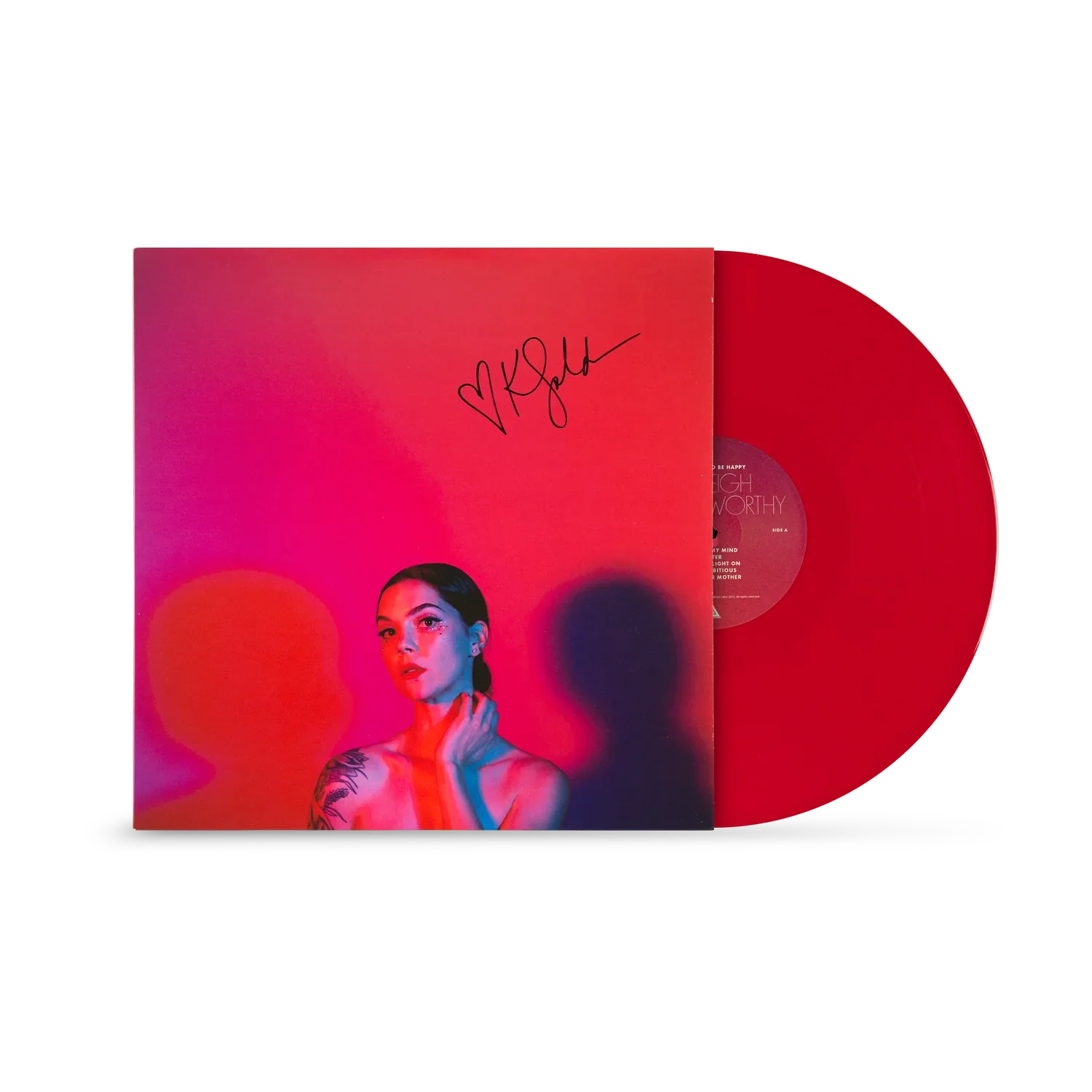 Kayleigh Goldsworthy - Learning To Be Happy - Signed 12" Red LP
