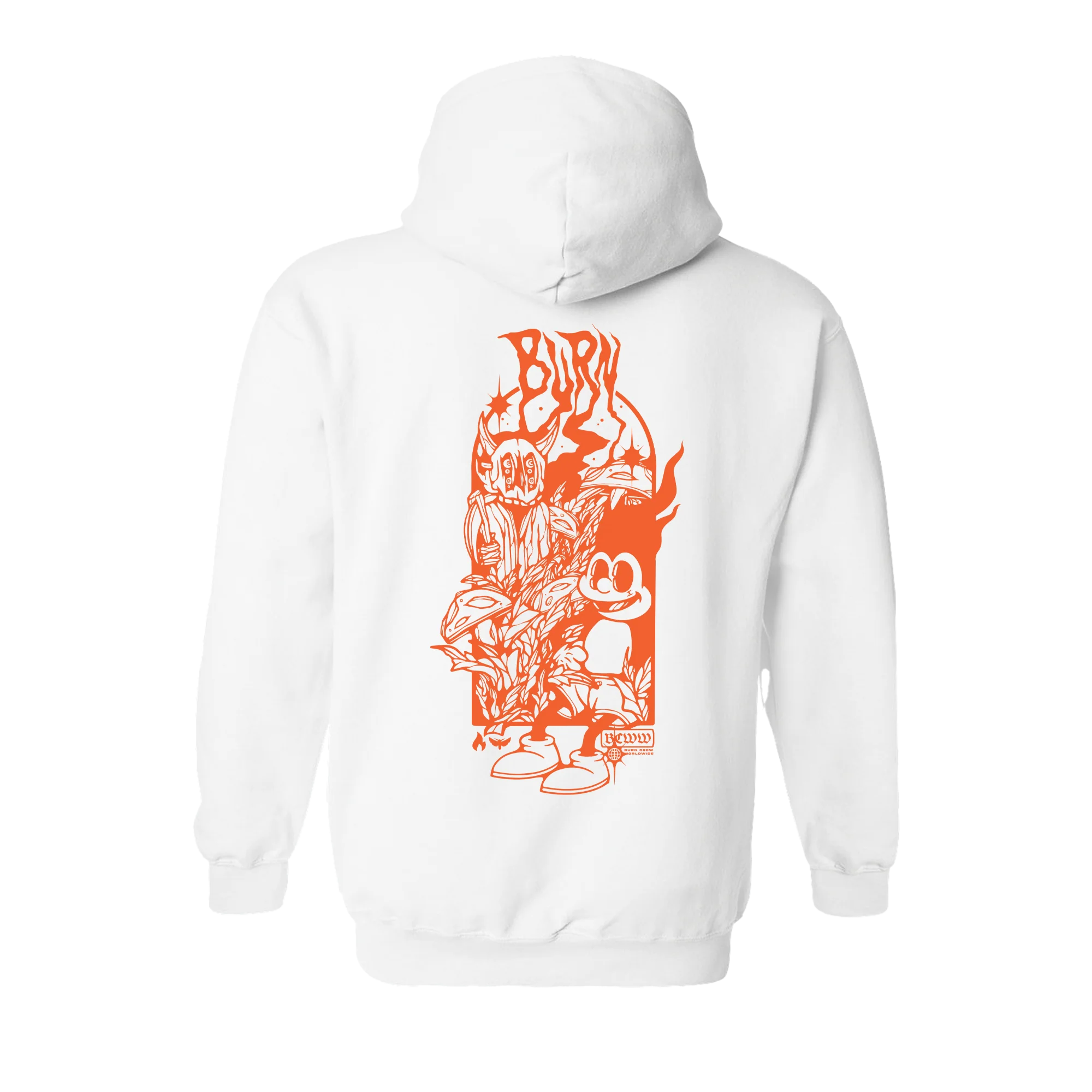 Like Moths To Flames - Burn Crew Hoodie - Image 3