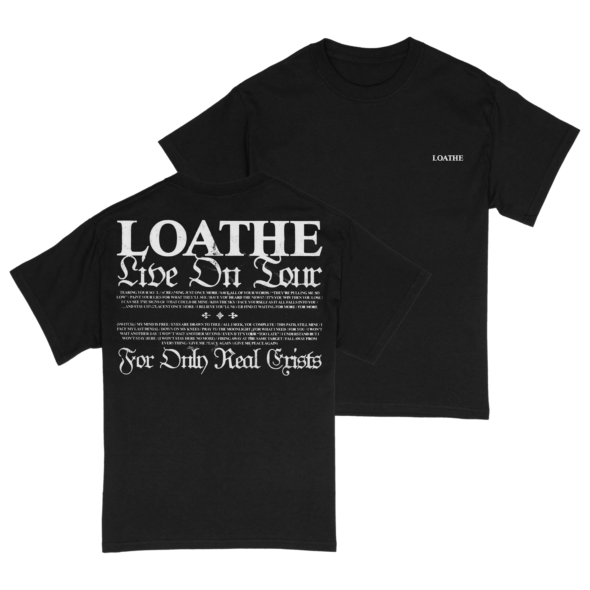 Loathe - Black SB Tour Tee - Image 3