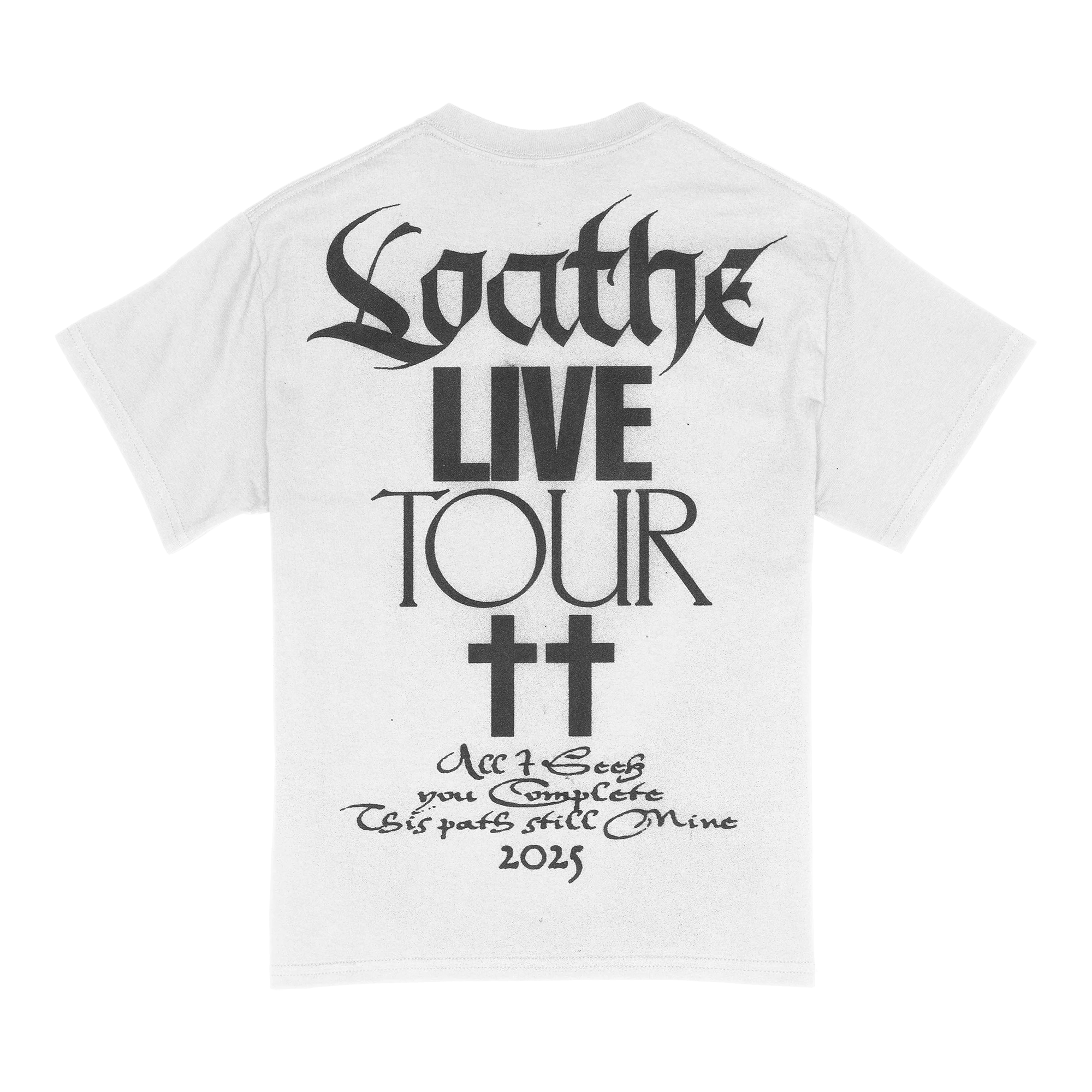 Loathe - White SB Tour Tee - Image 2