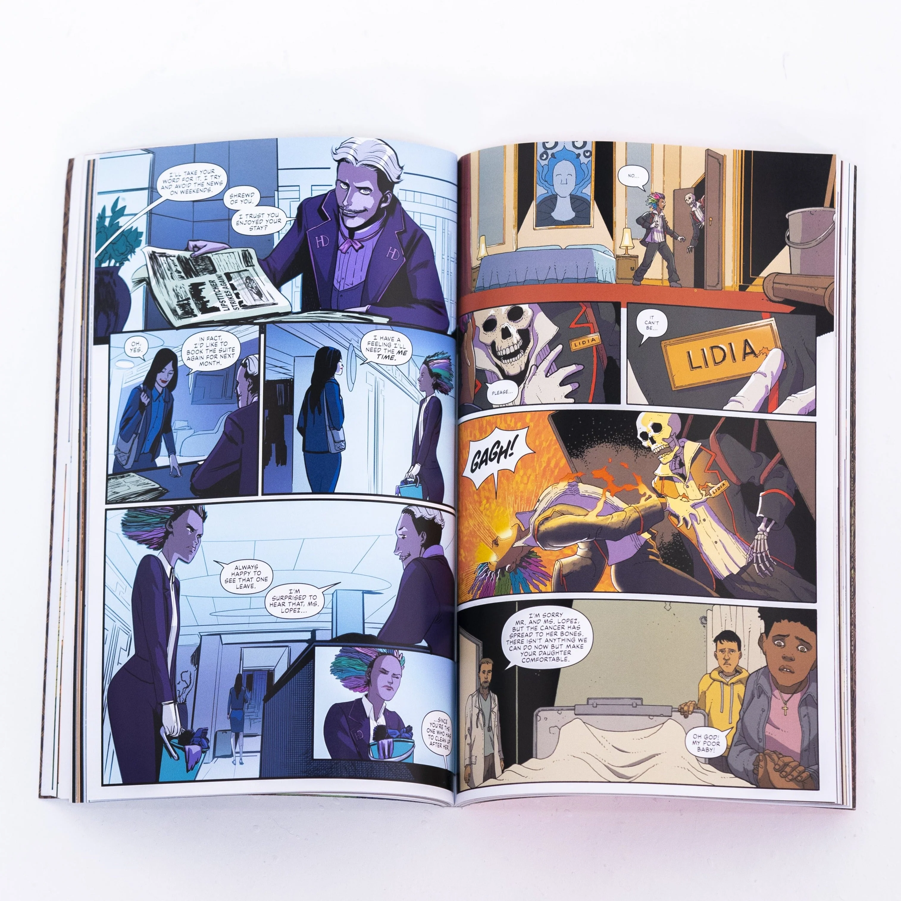 Machine Gun Kelly's Hotel Diablo Graphic Novel - Deluxe Book - Image 3