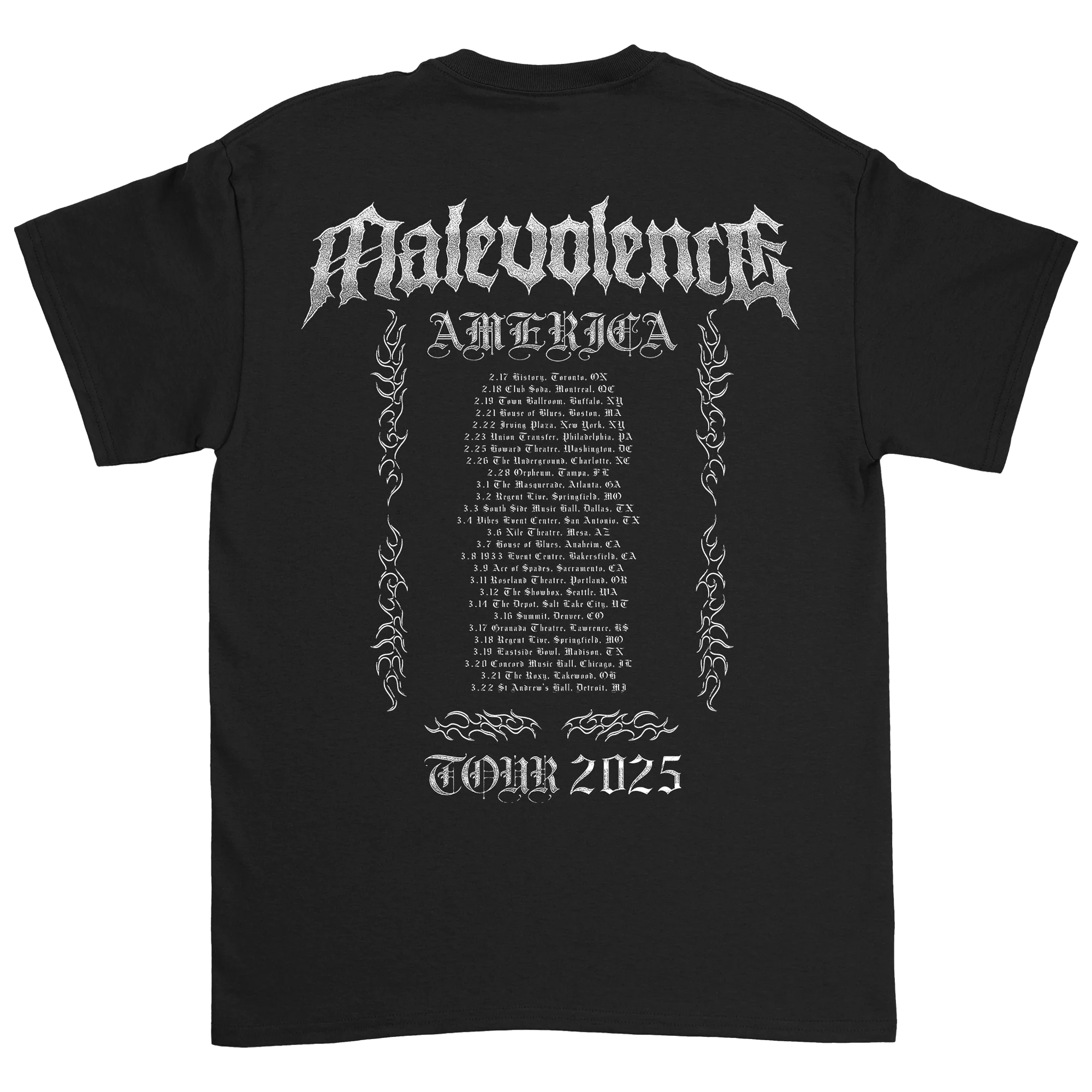 Malevolence - Tour T-Shirt - Image 3